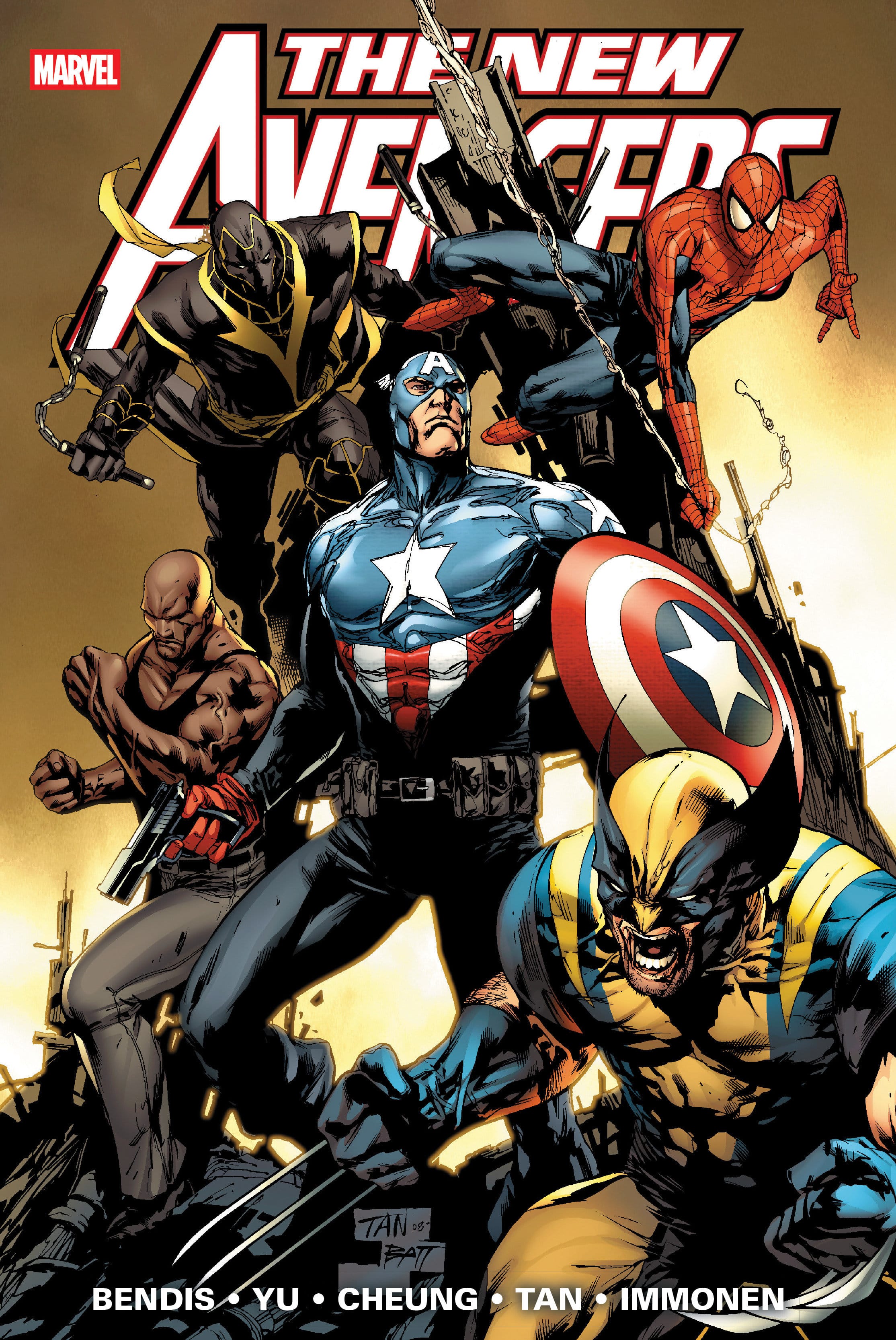 Marvel Comics New Avengers Omnibus Vol. 2 Billy Tan Cover