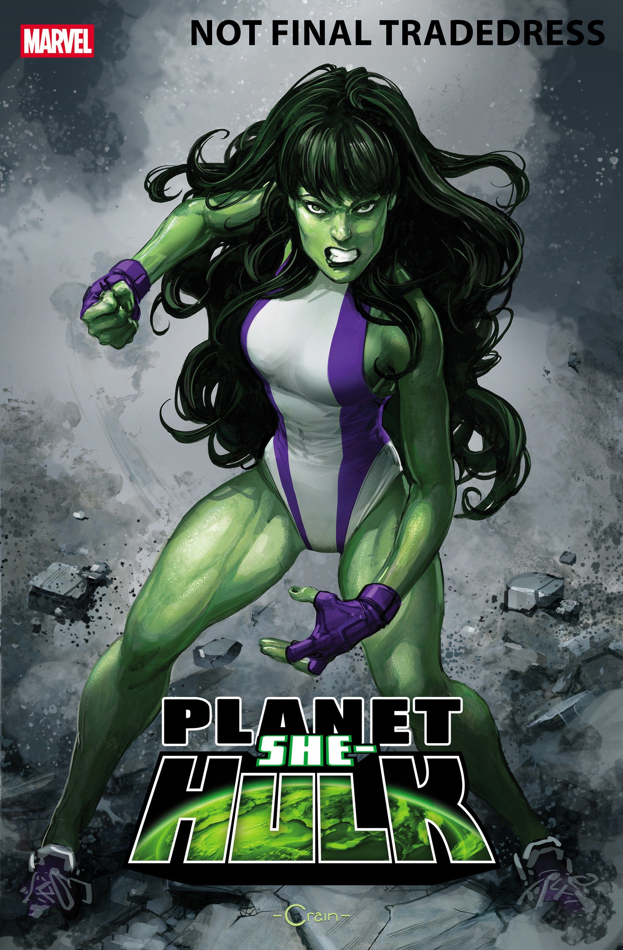 Marvel Comics Planet She-Hulk #3 Clayton Crain Variant