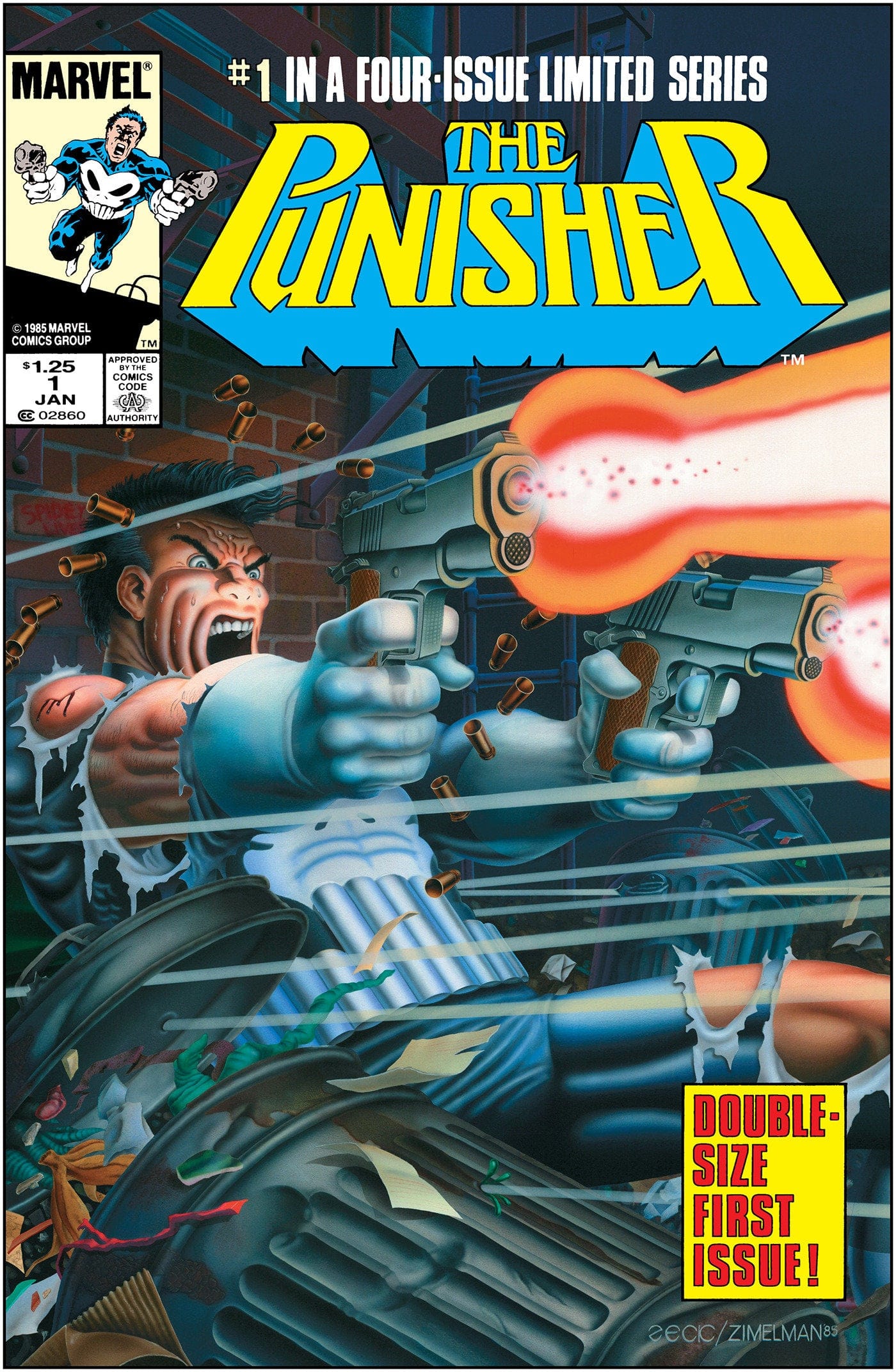 Marvel Comics Punisher #1 Facsimile Edition Foil Variant