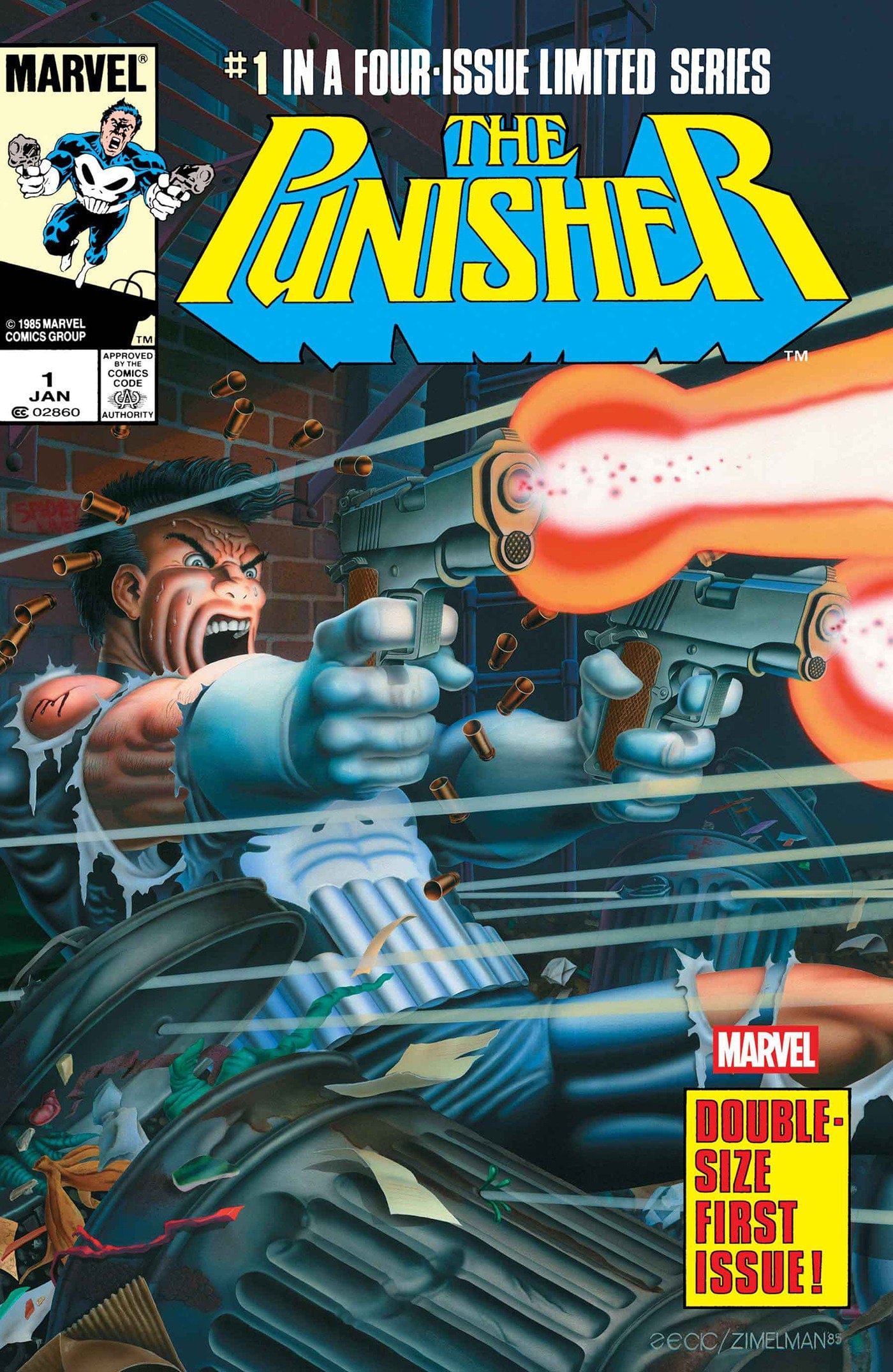 Marvel Comics Punisher #1 Facsimile Edition Main Cover Mike Zeck