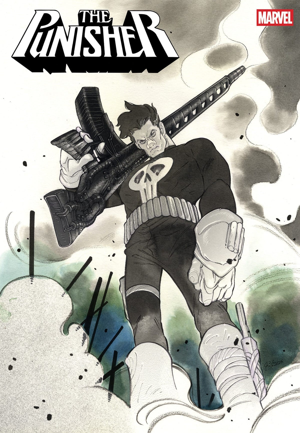 Marvel Comics Punisher #10 Peach Momoko Momo-Tone Variant