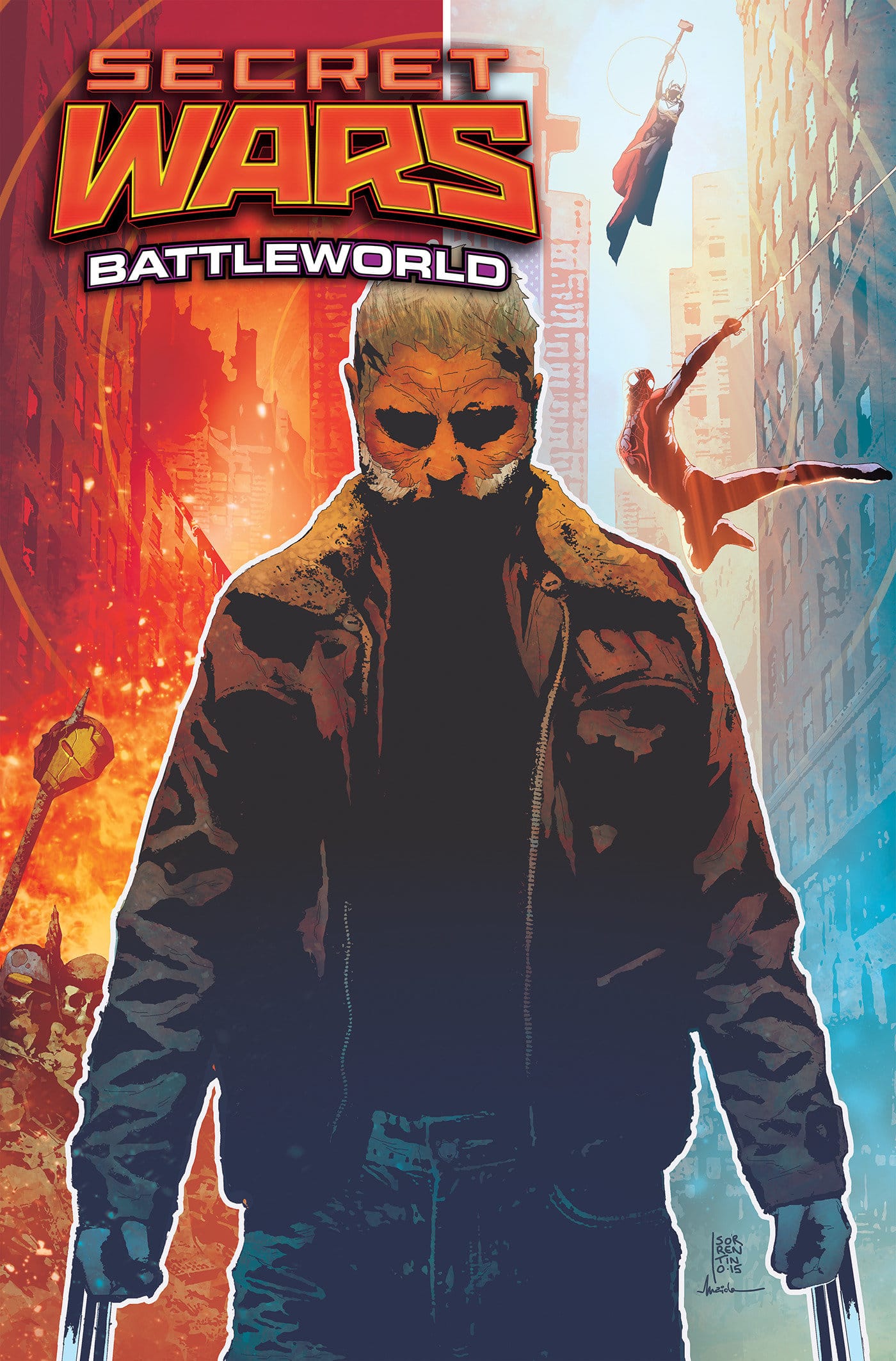 Marvel Comics Secret Wars: Battleworld Omnibus Vol. 3 Andrea Sorrentino Cover (Direct Market Edition)