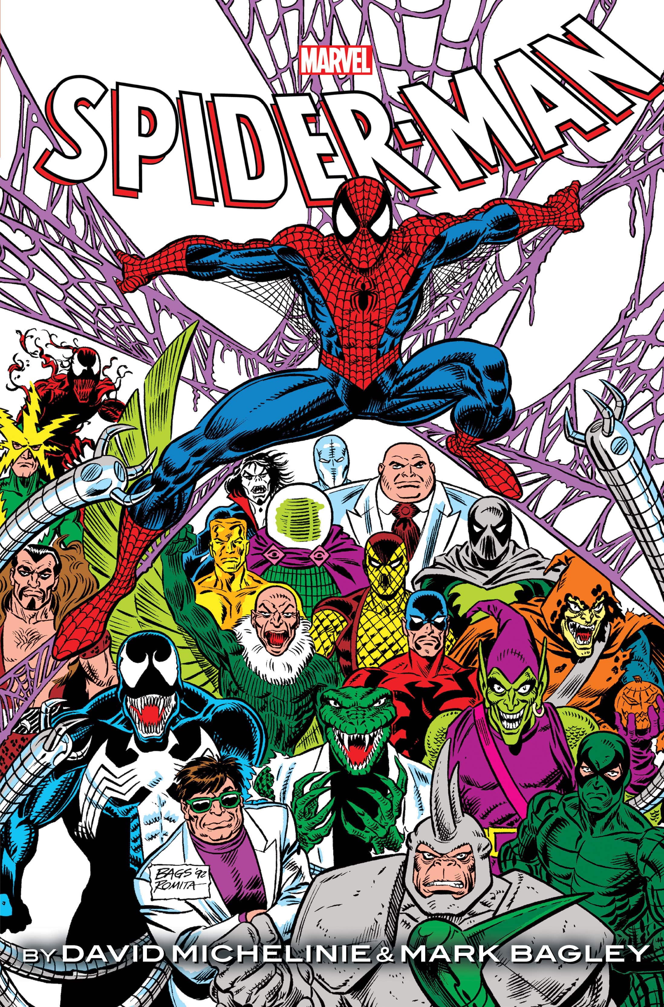 Marvel Comics Spider-Man By Michelinie & Bagley Omnibus Vol. 1 Bagley Marvel Age Cover