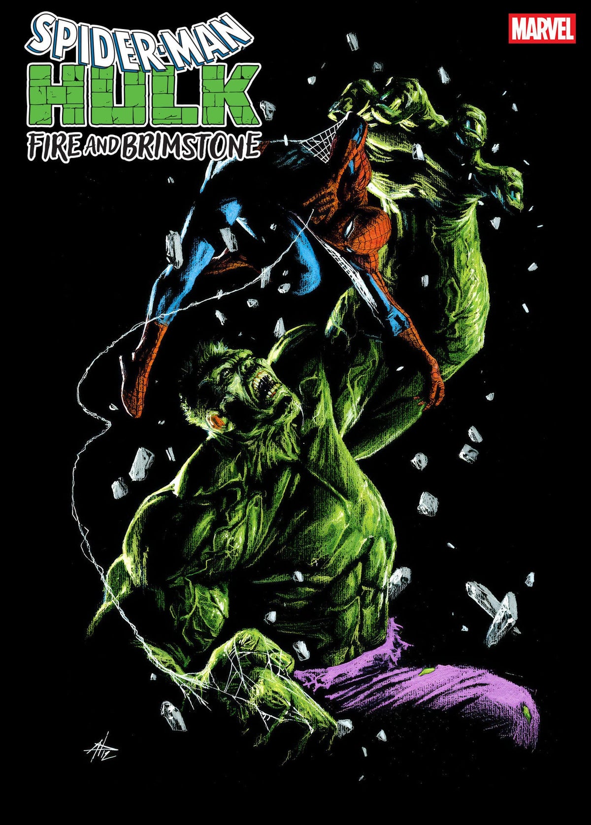Marvel Comics Spider-Man/Hulk: Fire And Brimstone #3 Gabriele Dell'Otto Variant