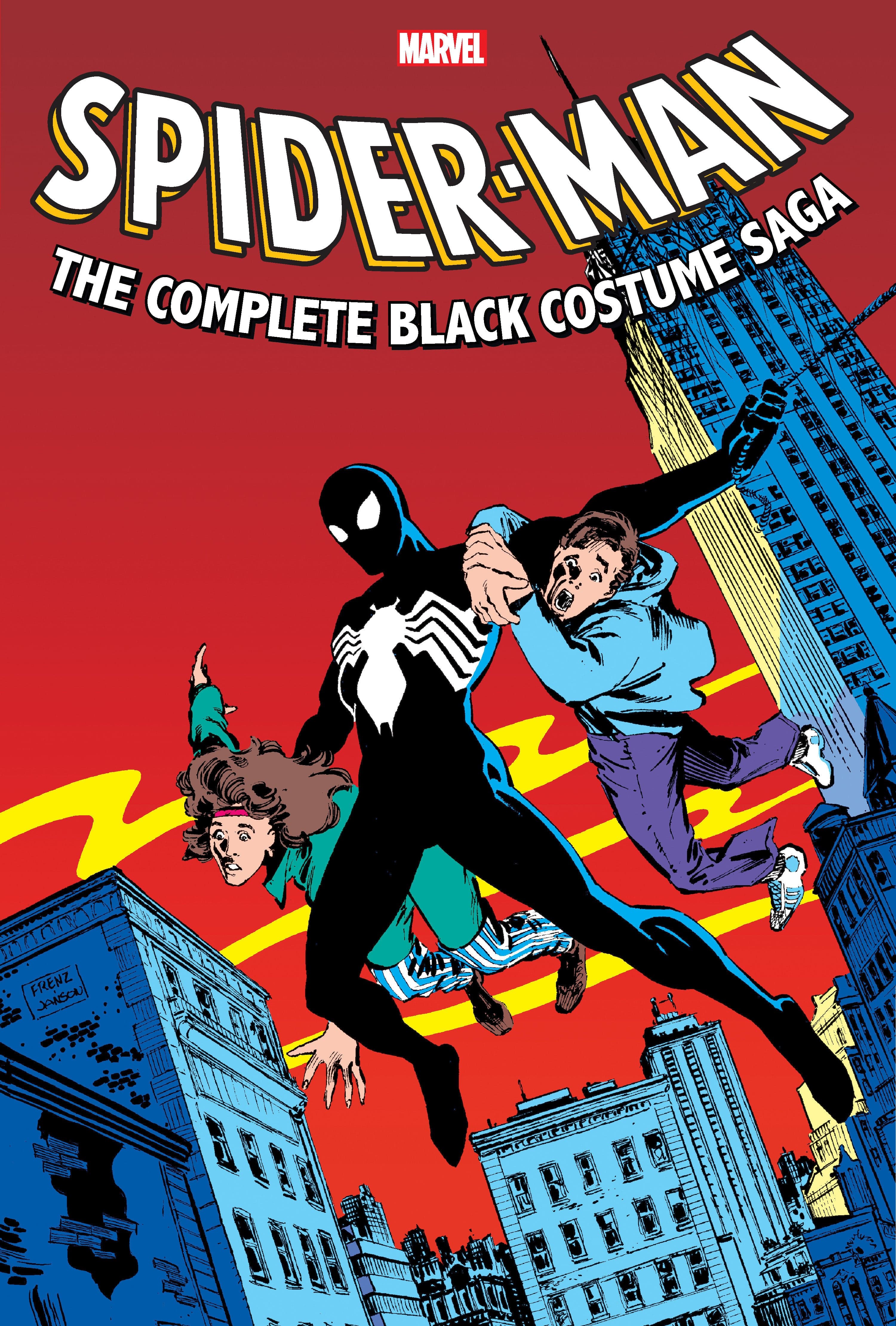 Marvel Comics Spider-Man: The Complete Black Costume Saga Omnibus Ron Frenz Cover