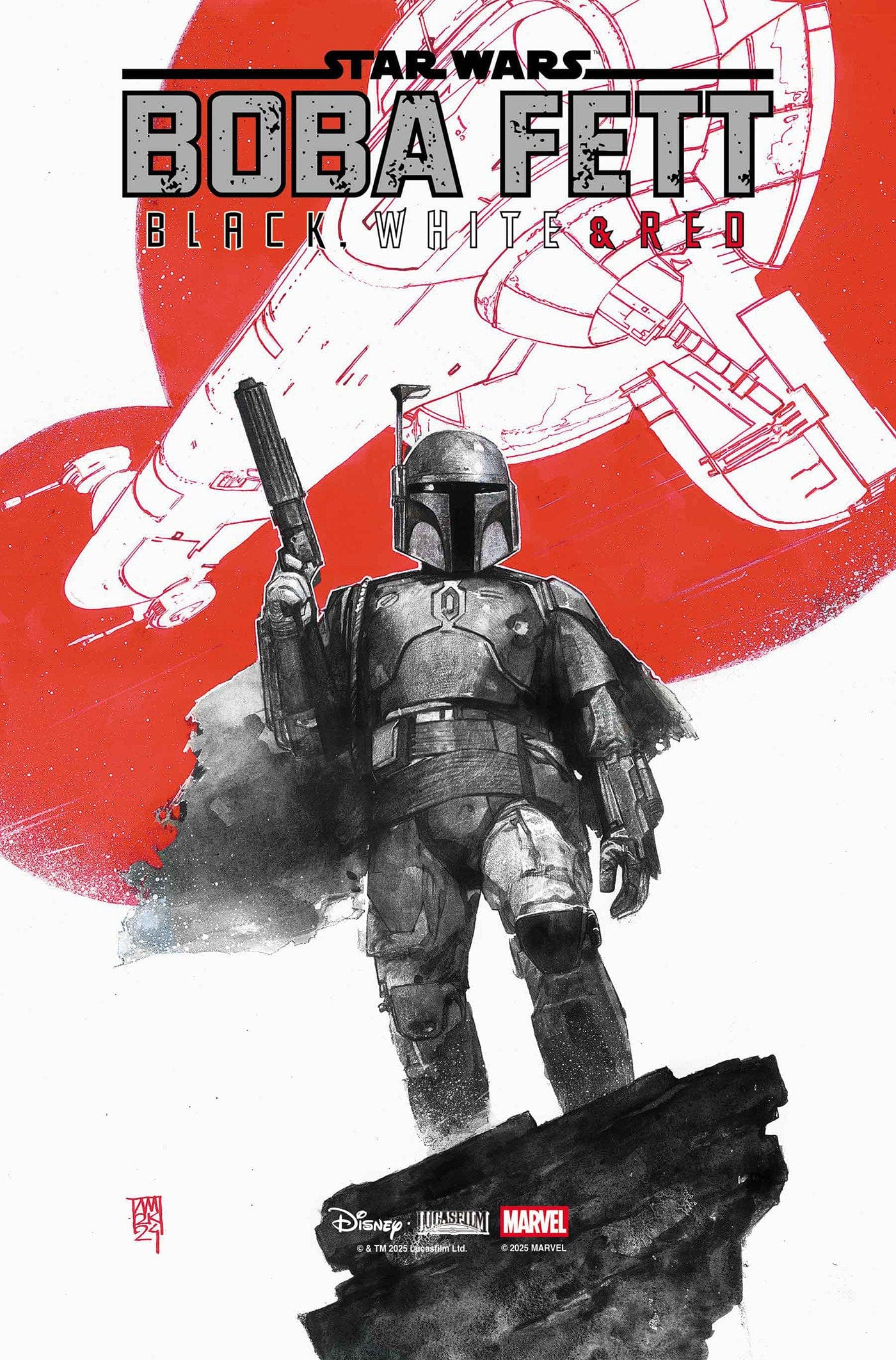 Marvel Comics Star Wars: Boba Fett - Black, White & Red #1