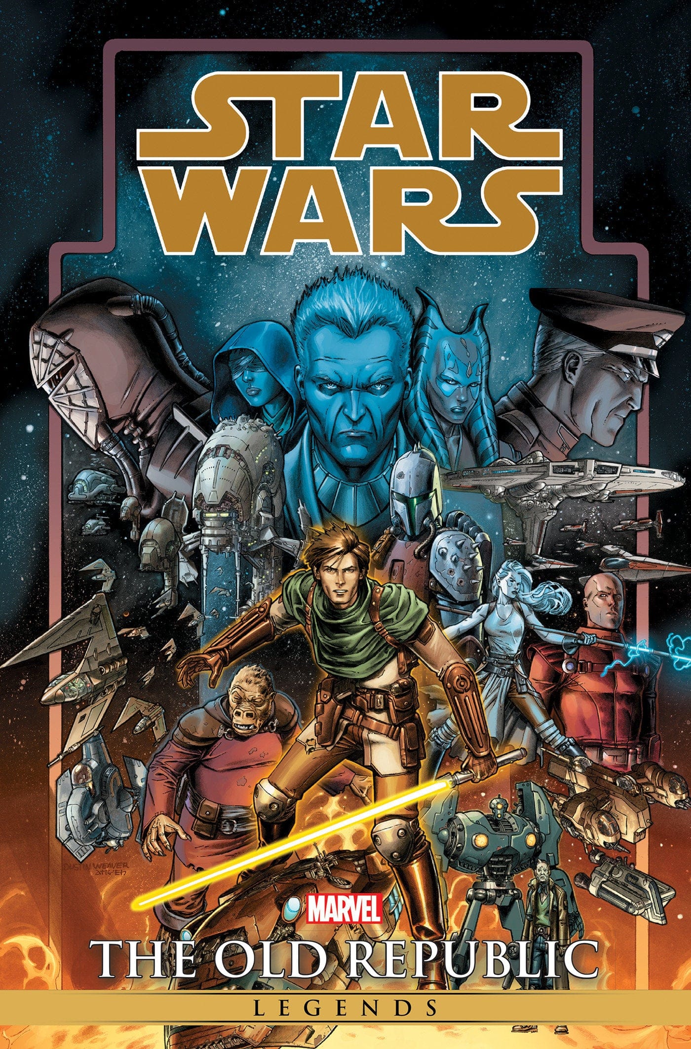 Marvel Comics Star Wars Legends: The Old Republic Omnibus Volume 1 Dustin Weaver Cover (Direct Market Edition)