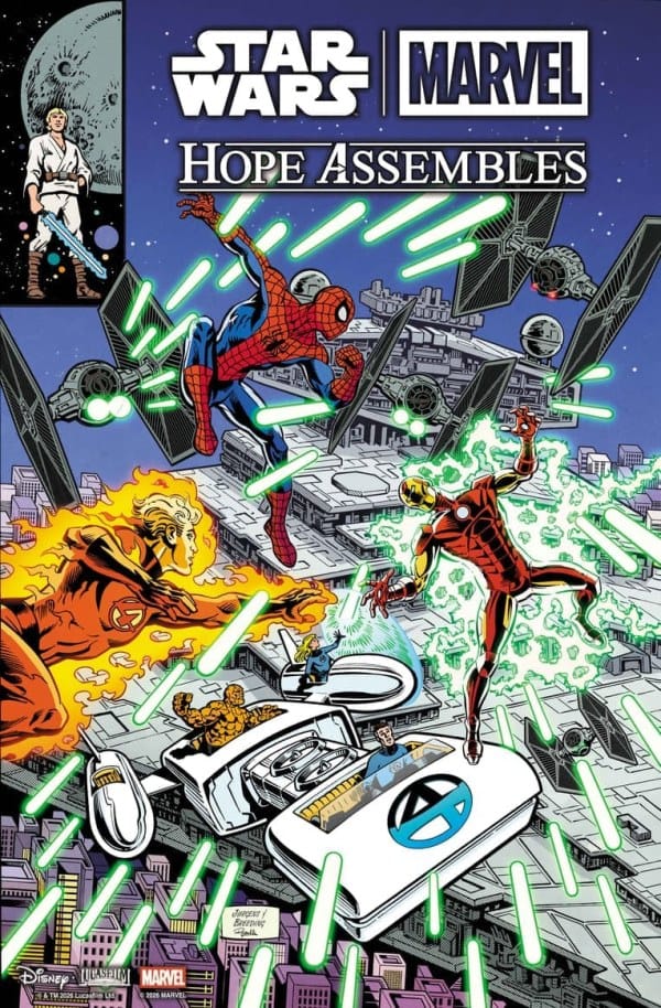 Marvel Comics Star Wars/Marvel: Hope Assembles #1 Cover F Dan Jurgens Retro Variant