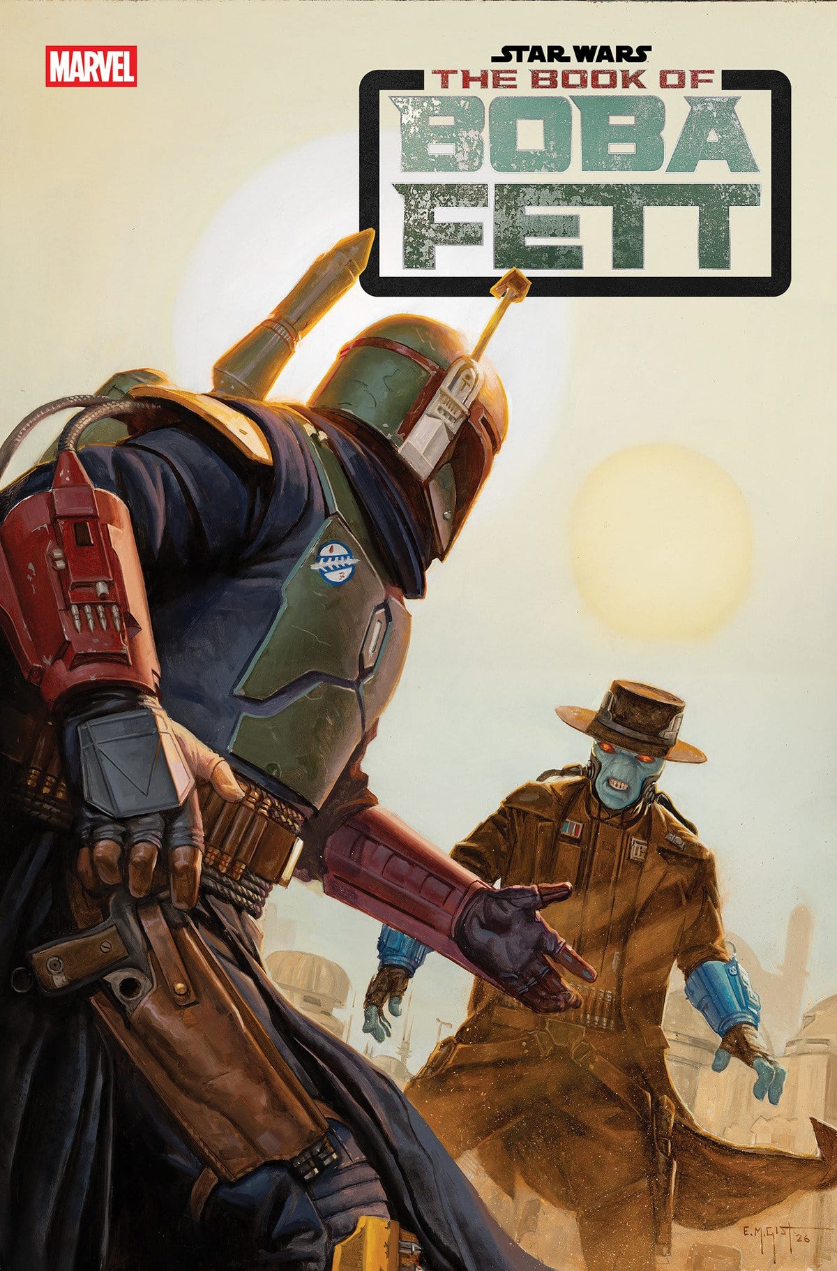 Marvel Comics Star Wars: The Book Of Boba Fett #7 E.M. Gist Variant