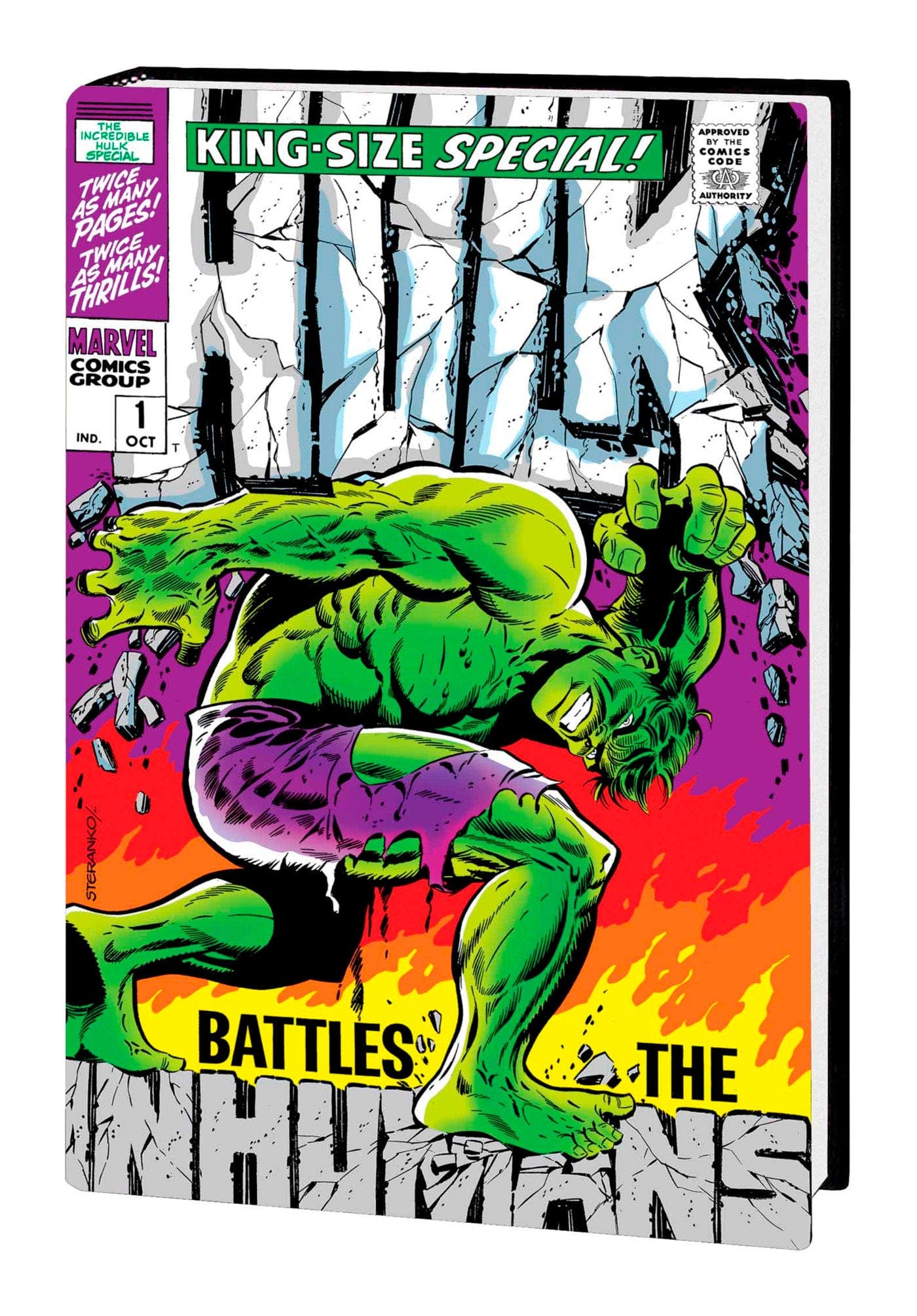 Marvel Comics The Incredible Hulk Omnibus Volume 2 (Direct Market Edition)