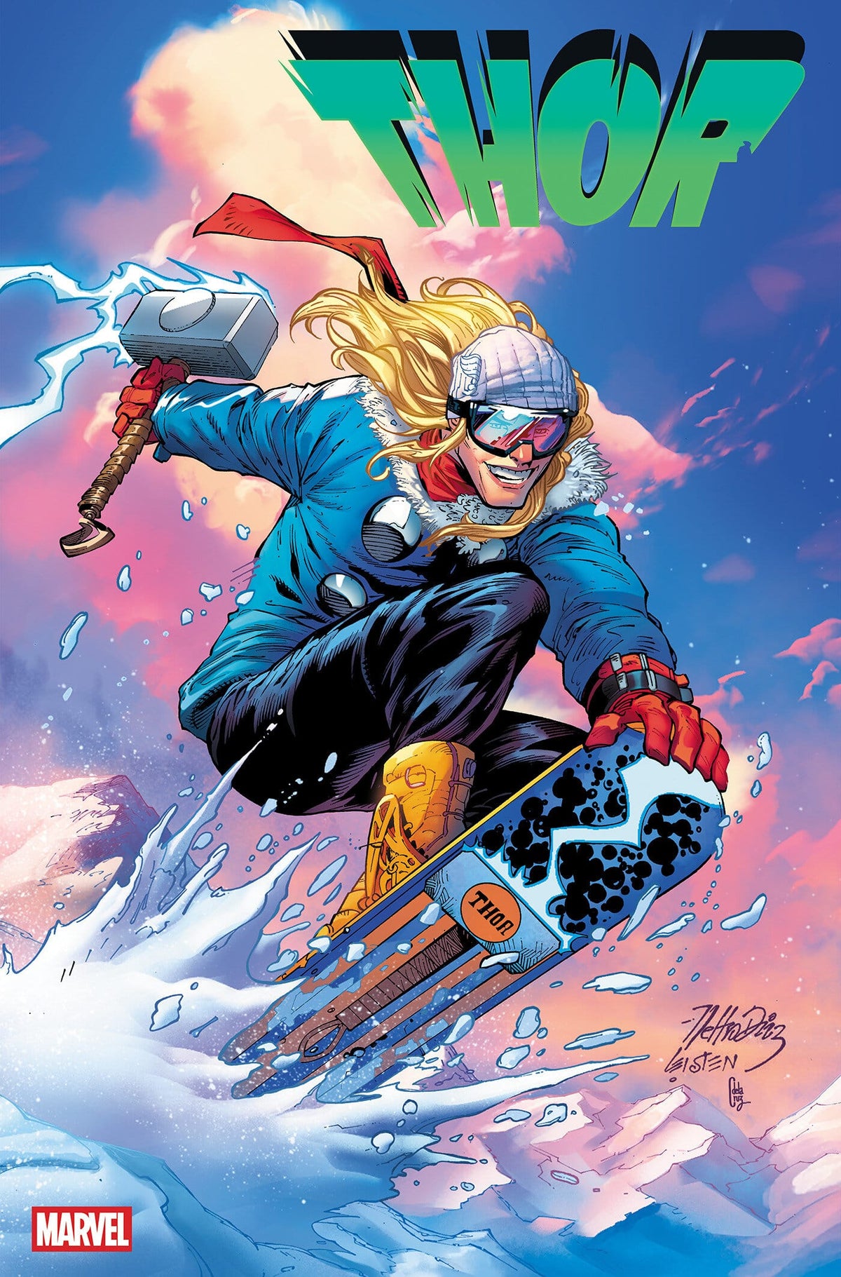 Marvel Comics Thor #804 Netho Diaz Winter Break Variant