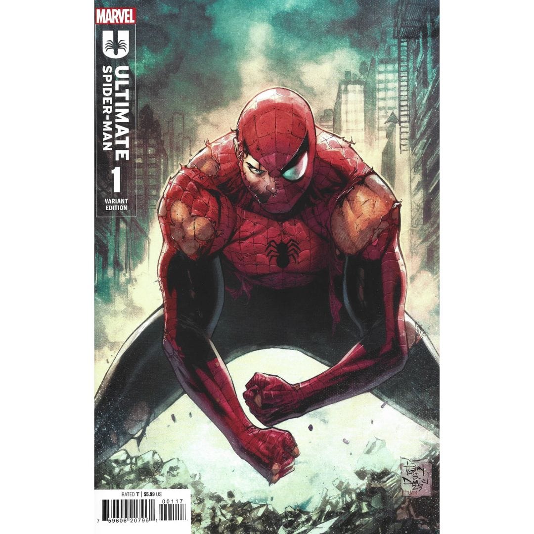 Marvel Comics Ultimate Spider-Man #1 (2024) 1:25 Tony Daniel Variant Cover