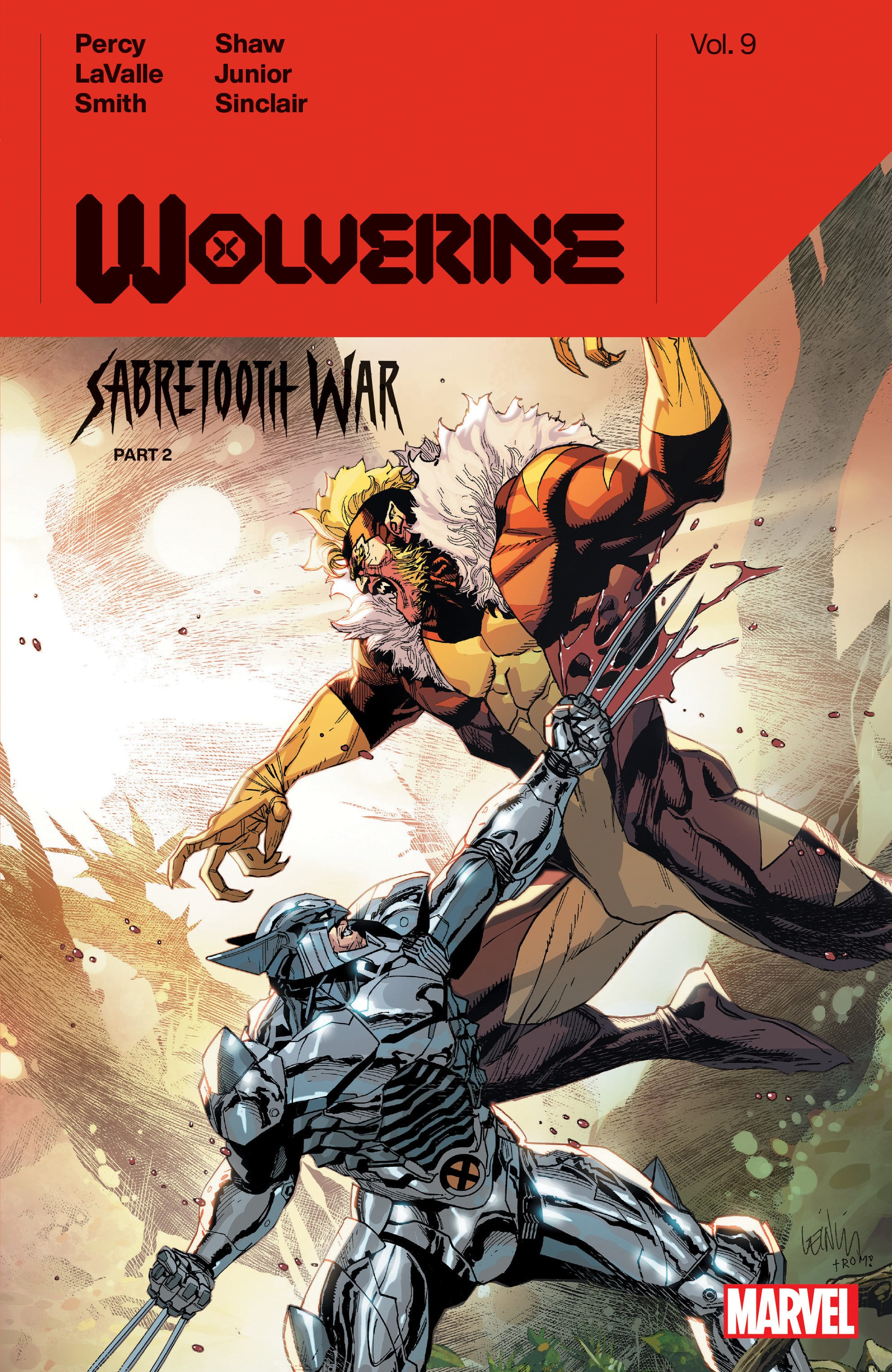 Marvel Comics Wolverine By Benjamin Percy Vol. 9: Sabretooth War Part 2