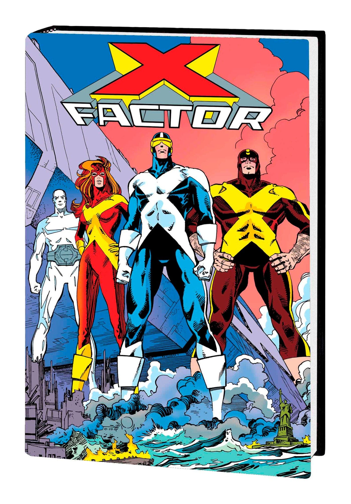 Marvel Comics X-Factor: The Original X-Men Omnibus Volume 1 Simonson Fall Of The Mutants Cover (Direct Market Edition)