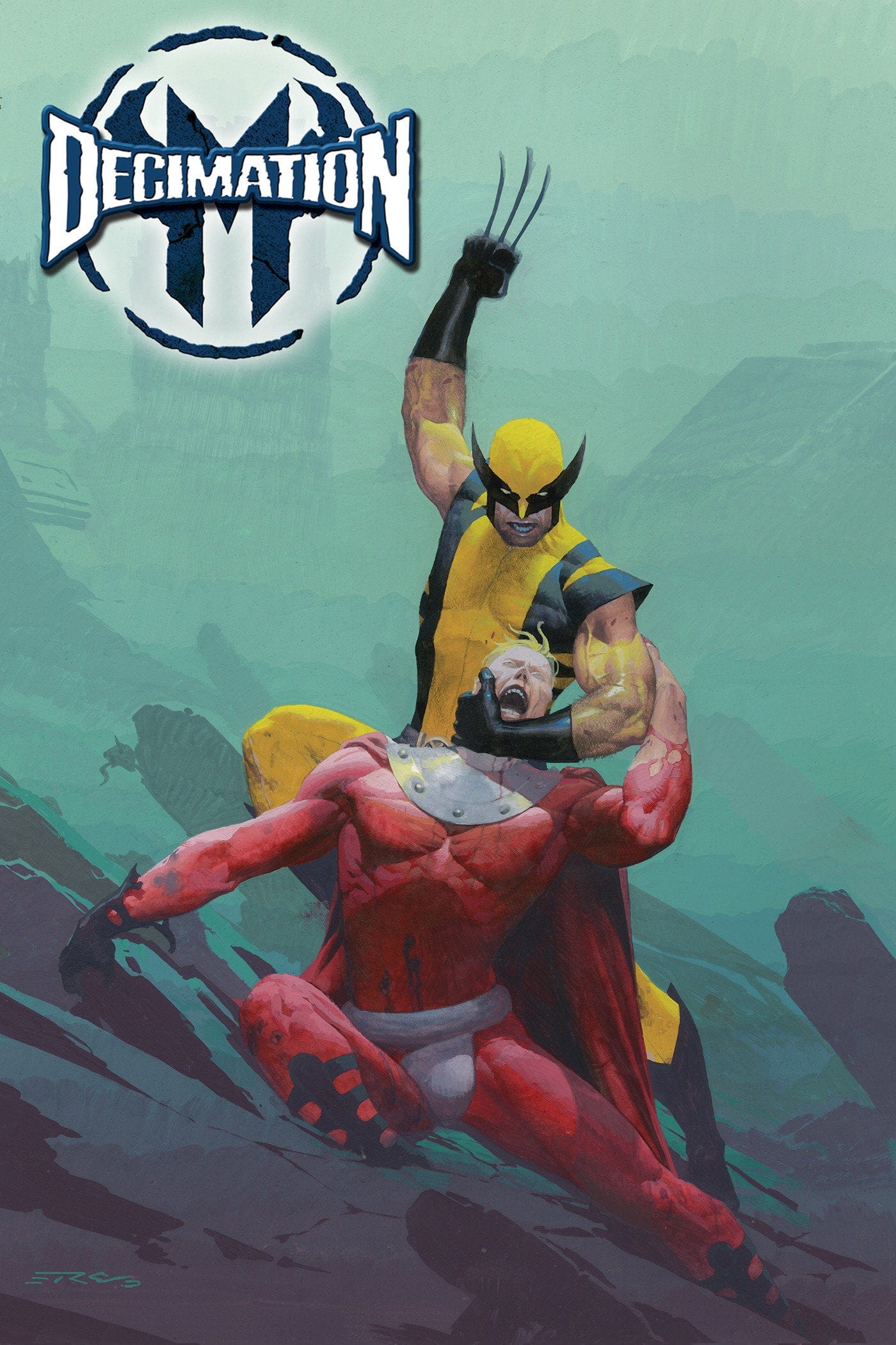 Marvel Comics X-Men: Decimation Omnibus Esad Ribic Cover (Direct Market Edition)