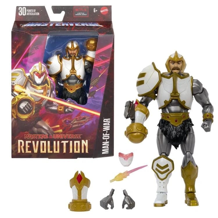 Mattel Masters of the Universe Masterverse Revolution Man-Of-War Duncan Action Figure