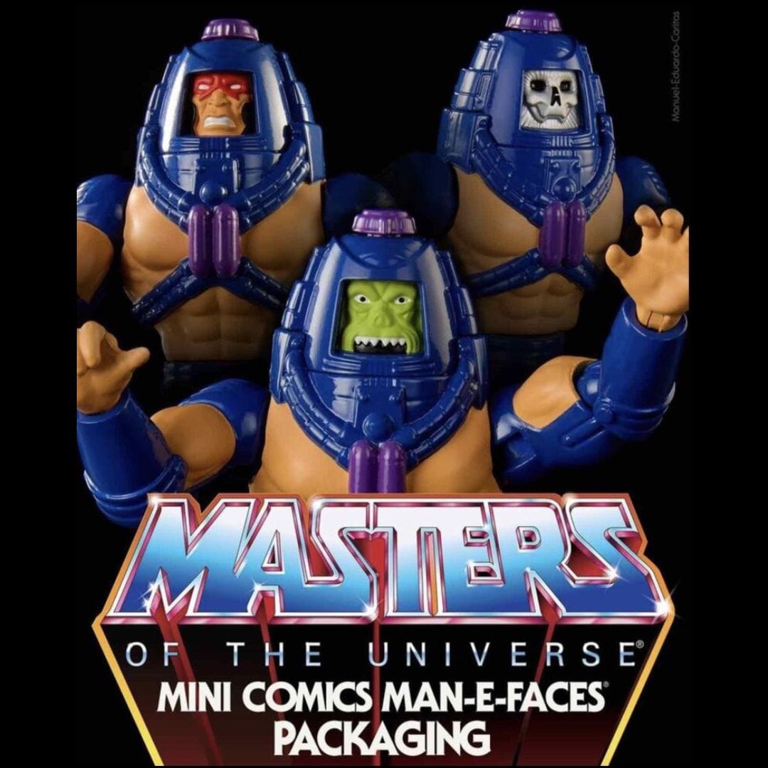 Mattel Masters of the Universe Origins Man-E-Faces Mini Comic Action Figure