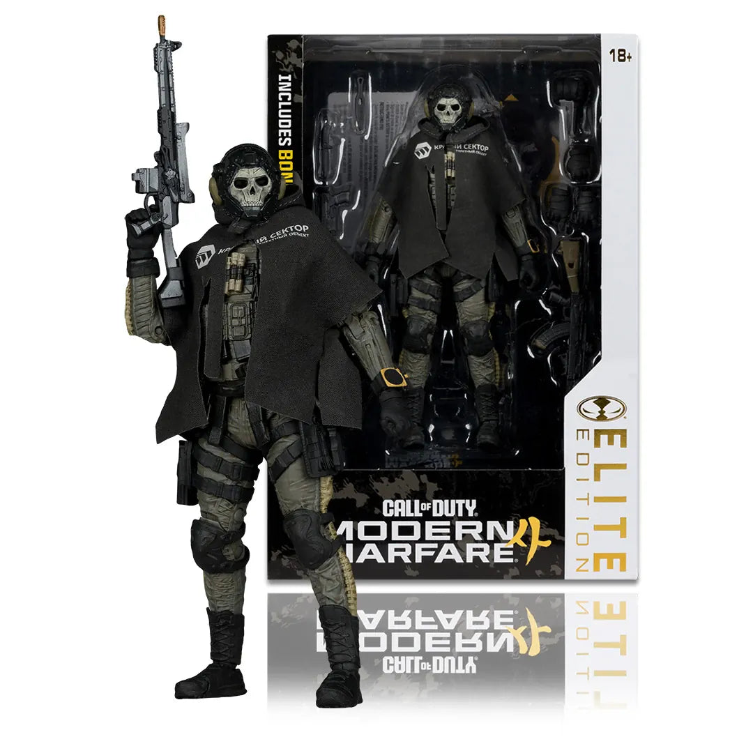 McFarlane Toys Call of Duty: Modern Warfare 4 McFarlane Elite Edition #19 Ghost Deluxe Action Figure