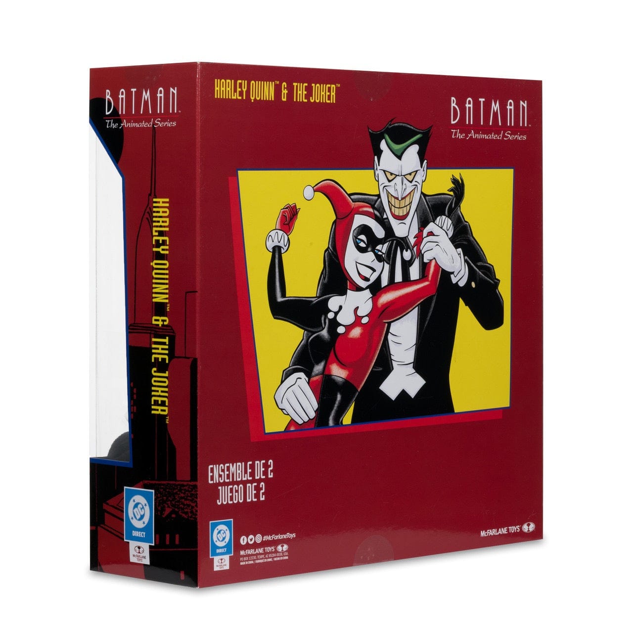 McFarlane Toys DC Direct Batman: The Animated Series Harley Quinn & Joker (Mad Love) Action Figure Two-Pack