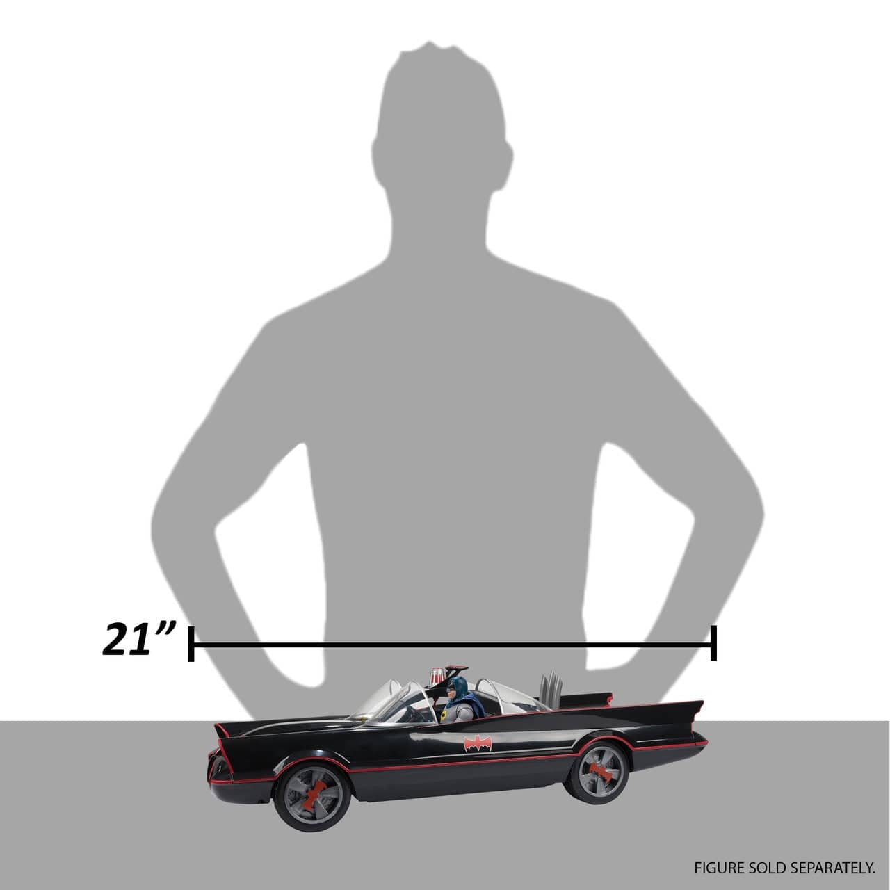 McFarlane Toys DC Multiverse Batman Classic TV Series Batmobile Vehicle