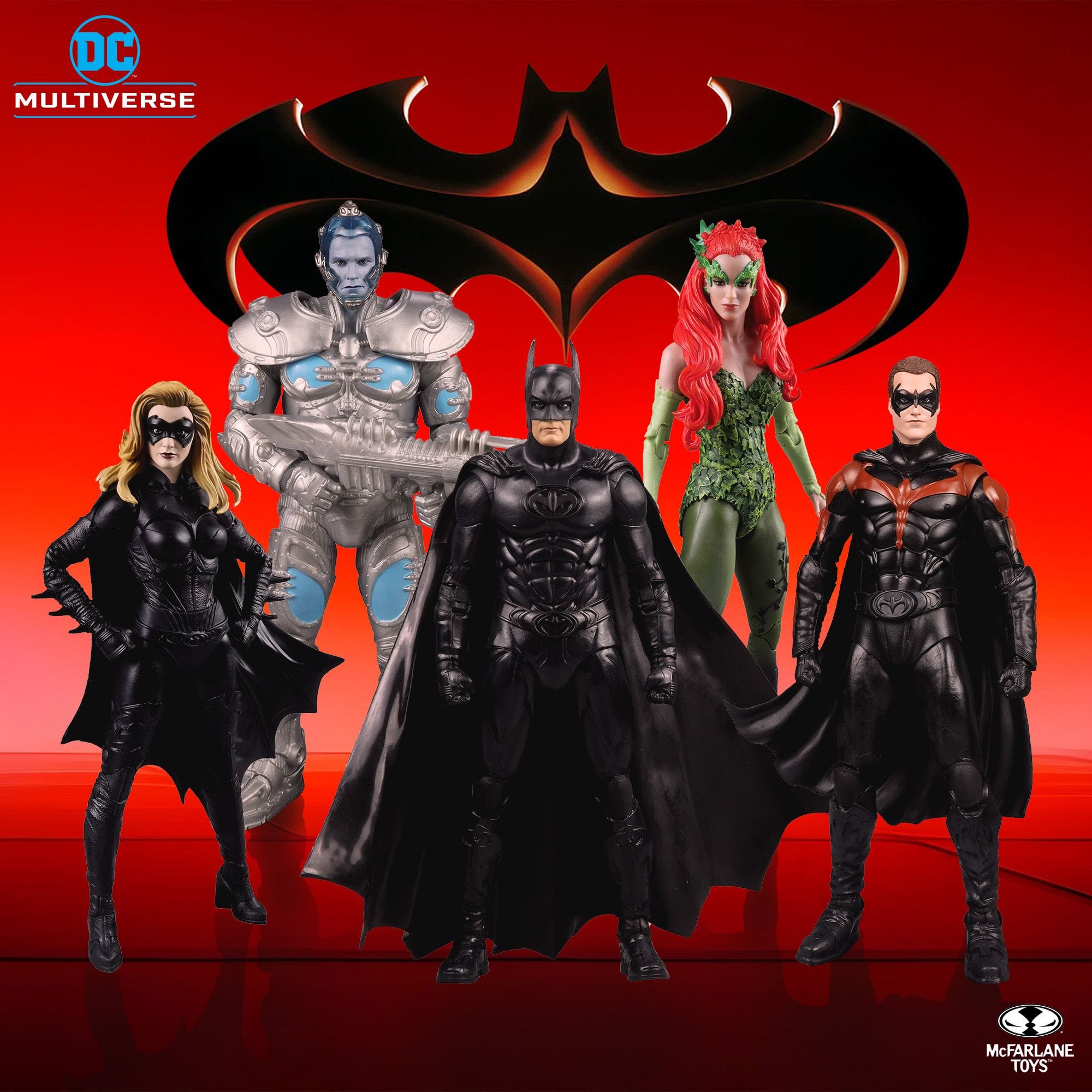 McFarlane Toys DC Multiverse Batman & Robin Movie Set (Mr. Freeze Build-A Figure)