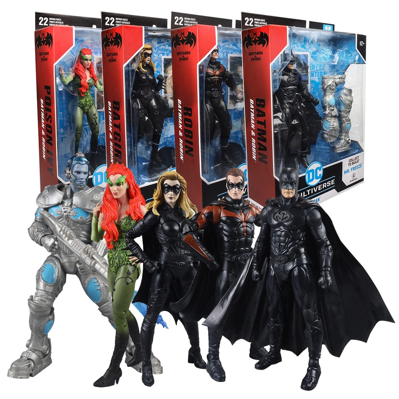 McFarlane Toys DC Multiverse Batman & Robin Movie Set (Mr. Freeze Build-A Figure)