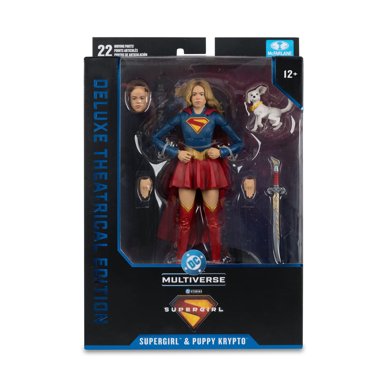 McFarlane Toys DC Multiverse Deluxe Theatrical Edition Supergirl Movie Supergirl and Baby Krypto Action Figure