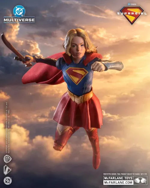 McFarlane Toys DC Multiverse Deluxe Theatrical Edition Supergirl Movie Supergirl and Baby Krypto Action Figure