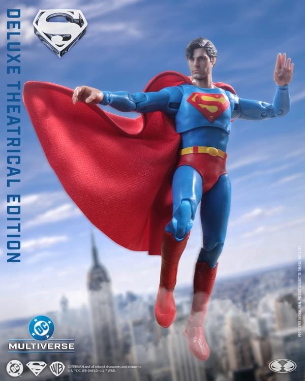 McFarlane Toys DC Multiverse Deluxe Theatrical Edition Superman: The Movie 1978 Superman Action Figure