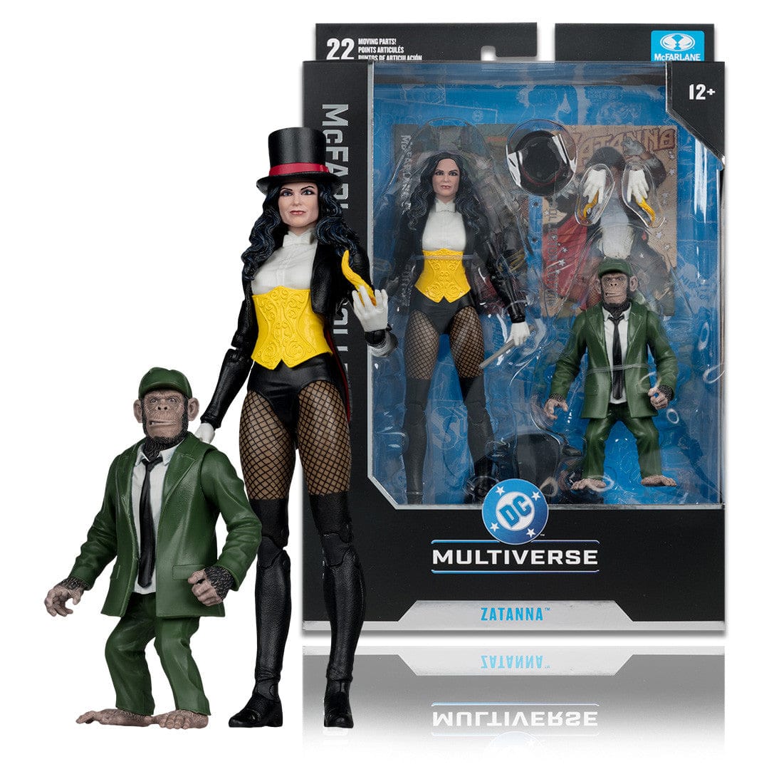 McFarlane Toys DC Multiverse McFarlane Collector Edition #53 Zatanna with Detective Chimp Action Figure