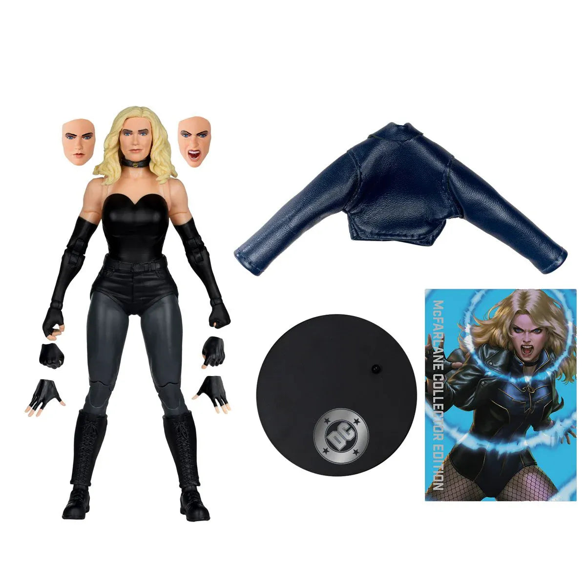 McFarlane Toys DC Multiverse McFarlane Collector Edition #54 DC Rebirth Black Canary (Platinum Edition) Action Figure