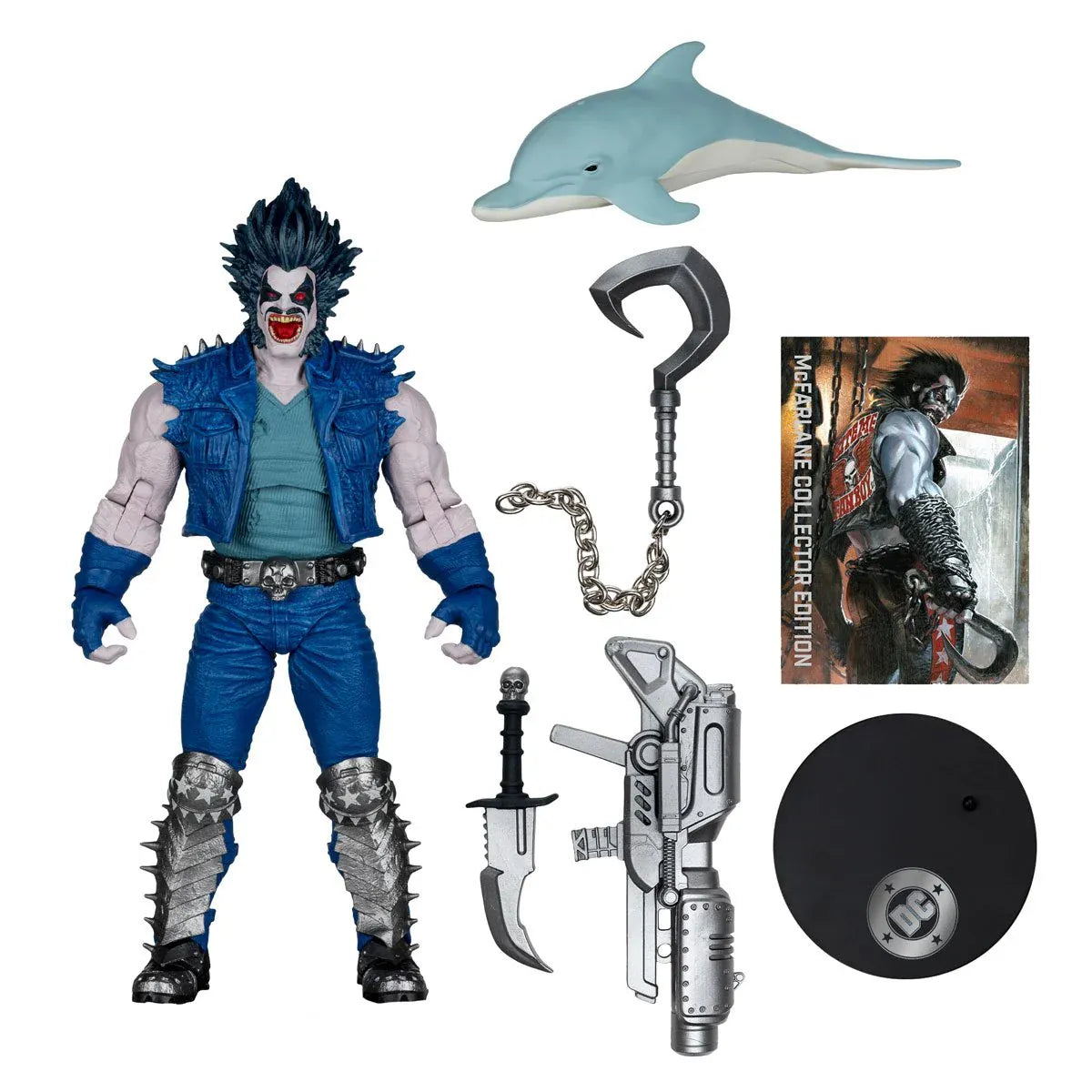 McFarlane Toys DC Multiverse McFarlane Collector Edition #58 DC Classic Lobo (Platinum Edition) Action Figure