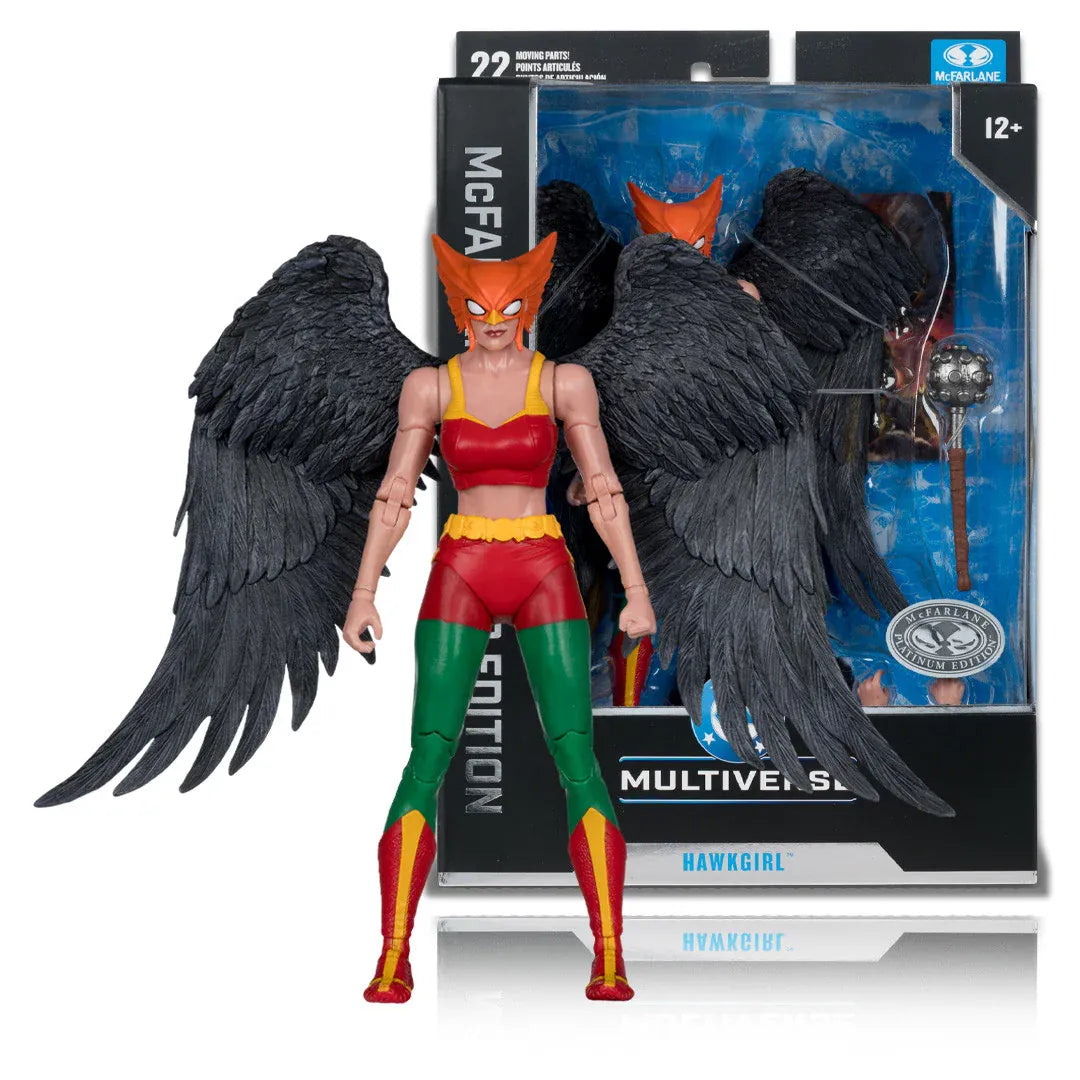 McFarlane Toys DC Multiverse McFarlane Collector Edition #63 Hawkgirl (Kendra Saunders) Action Figure (Platinum Edition)