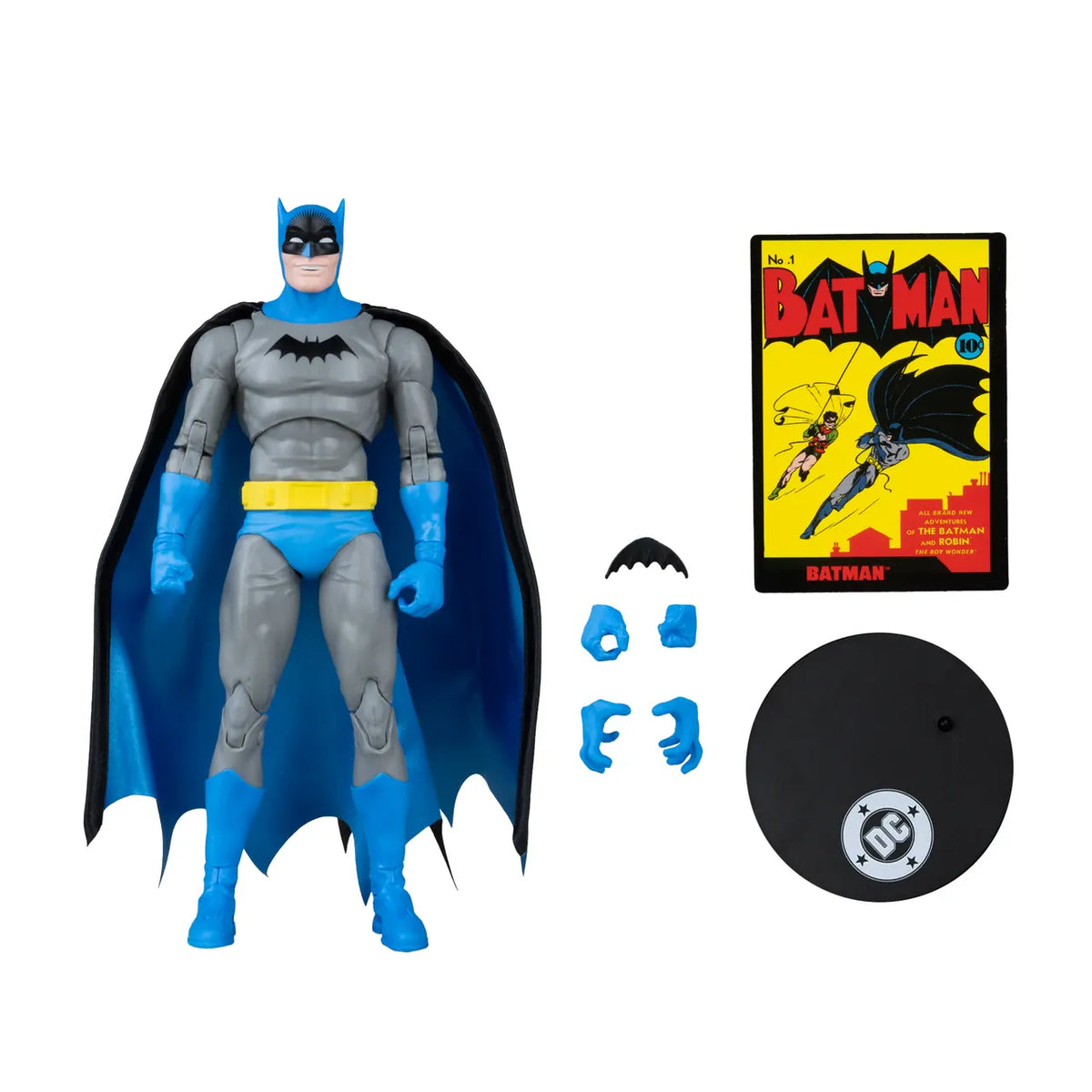 McFarlane Toys DC Page Punchers Batman #1 Batman 7-inch Action Figure with Comic Book
