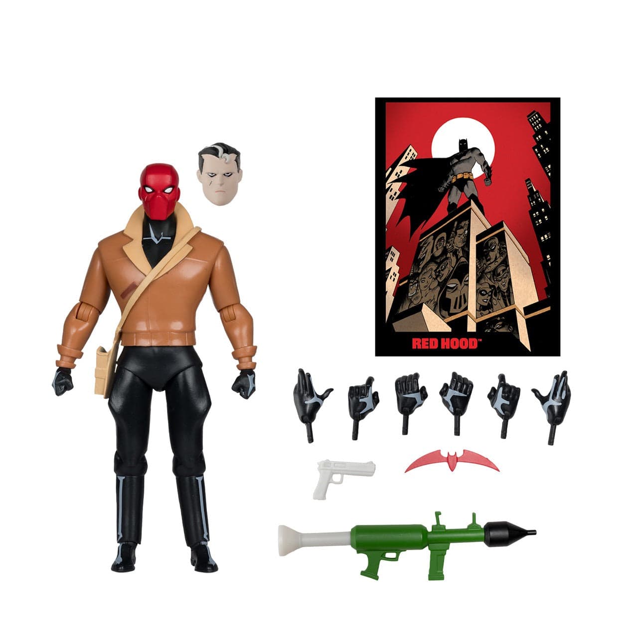 McFarlane Toys DC Page Punchers Batman: The Adventures Continue Red Hood 6-inch Action Figure with Comic Book