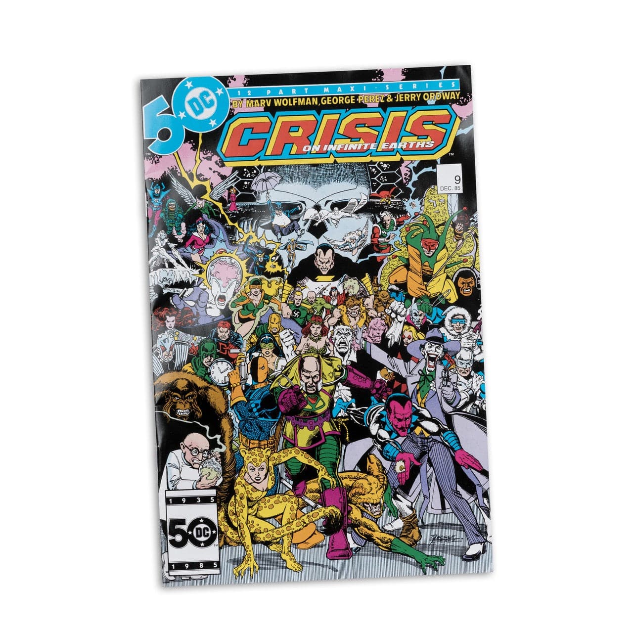 McFarlane Toys DC Page Punchers Crisis on Infinite Earths The Joker 7-inch Action Figure with Comic Book