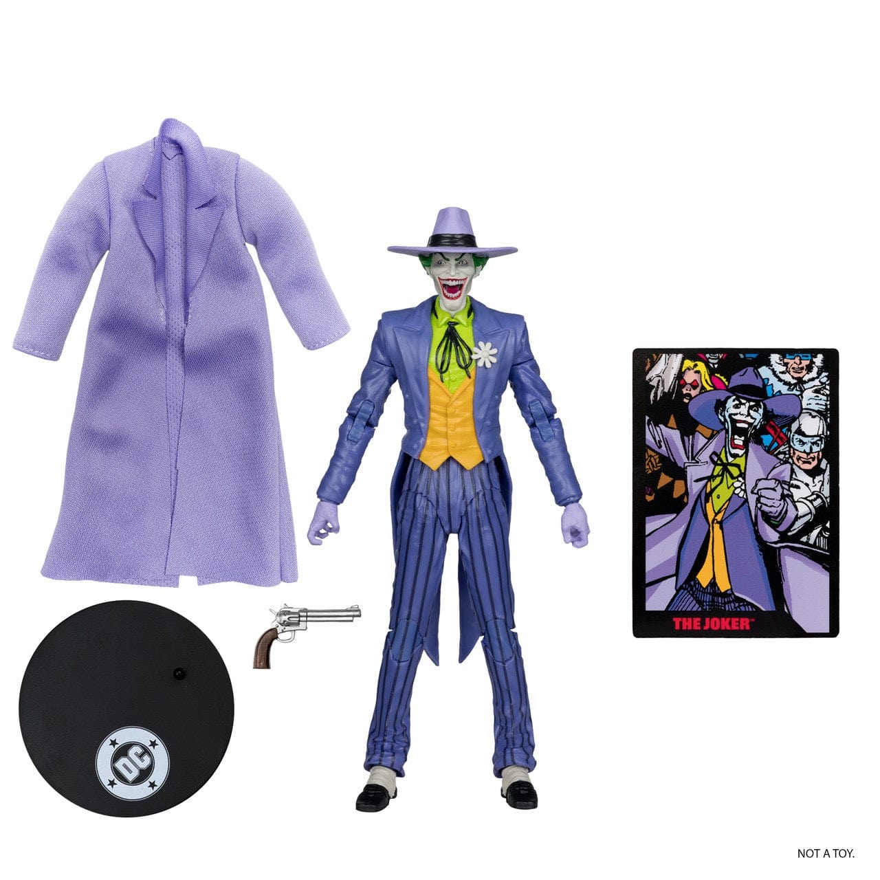 McFarlane Toys DC Page Punchers Crisis on Infinite Earths The Joker 7-inch Action Figure with Comic Book