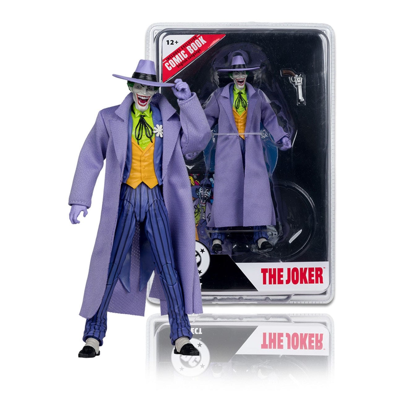McFarlane Toys DC Page Punchers Crisis on Infinite Earths The Joker 7-inch Action Figure with Comic Book