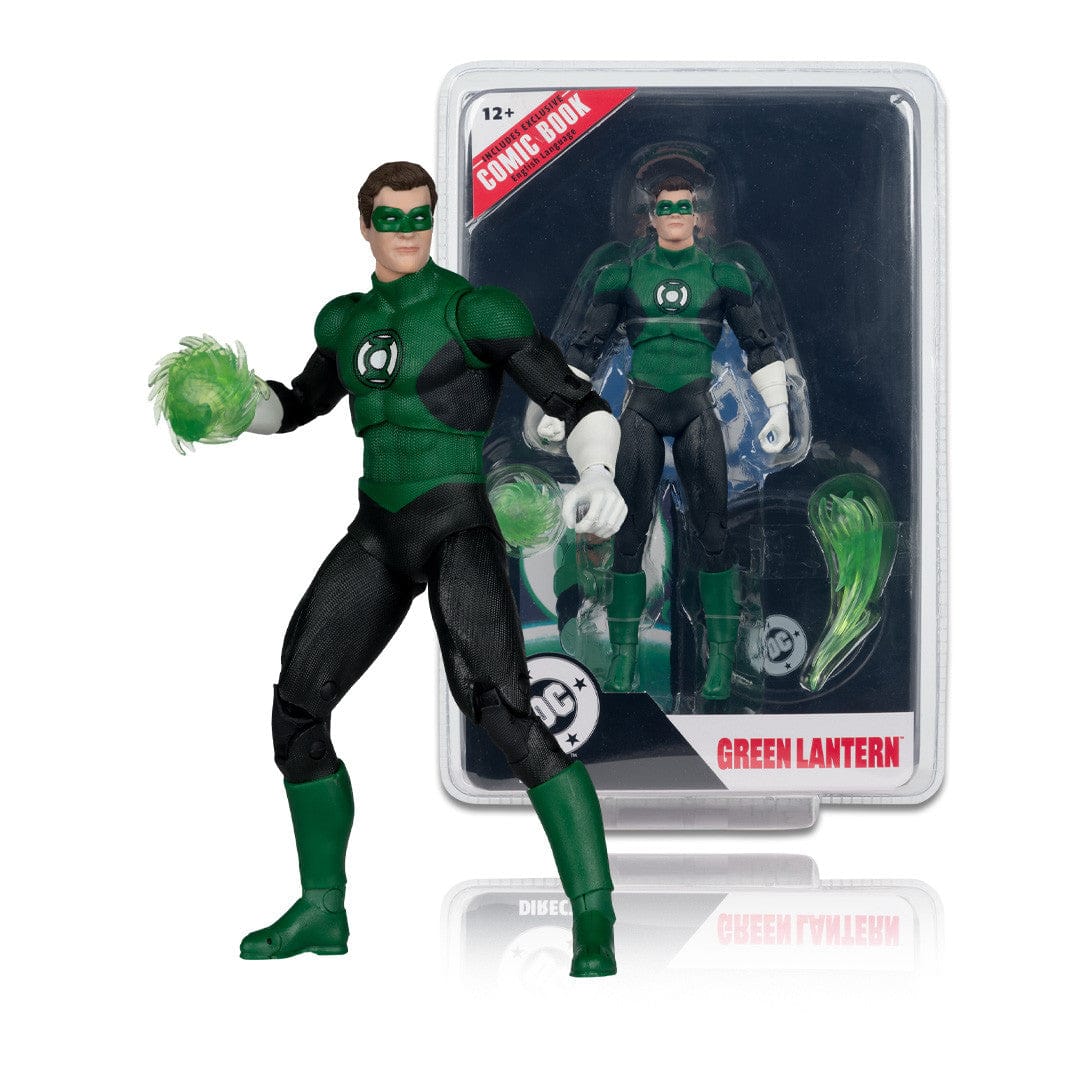 McFarlane Toys DC Page Punchers Green Lantern Hal Jordan 7-inch Action Figure with Comic Book