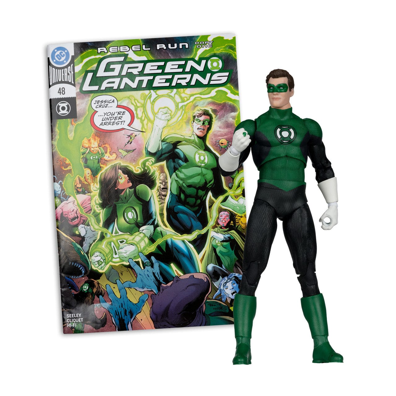 McFarlane Toys DC Page Punchers Green Lantern Hal Jordan 7-inch Action Figure with Comic Book