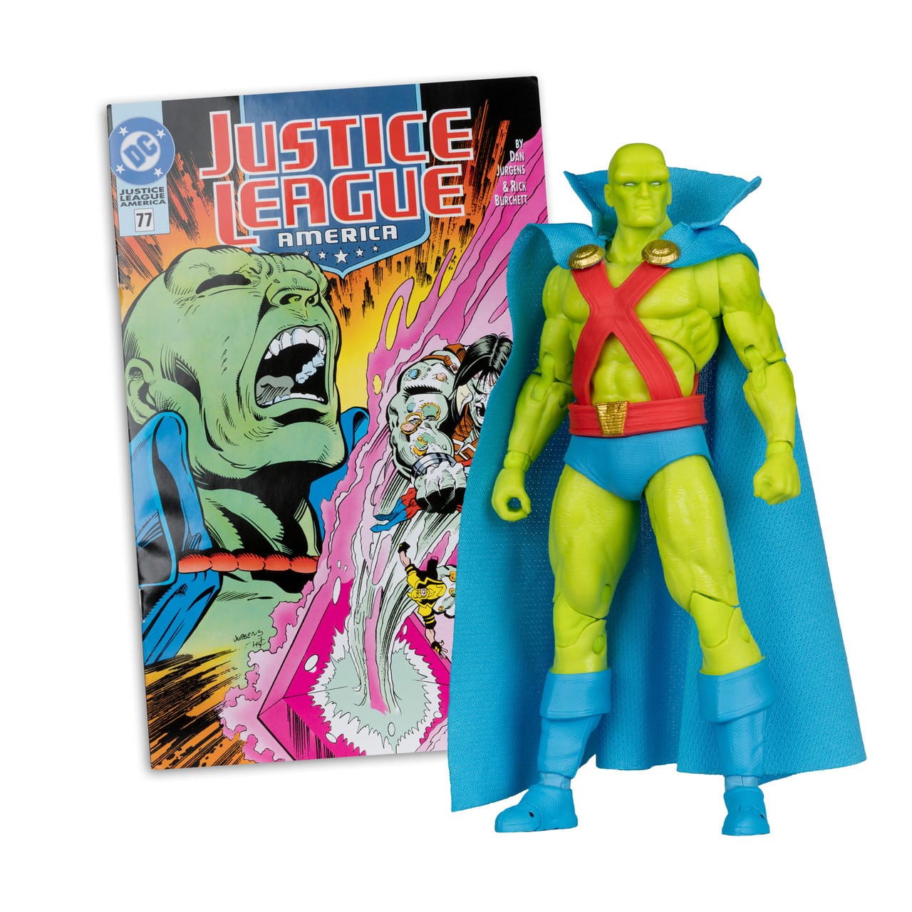 McFarlane Toys DC Page Punchers Martian Manhunter 7-inch Action Figure with Comic Book