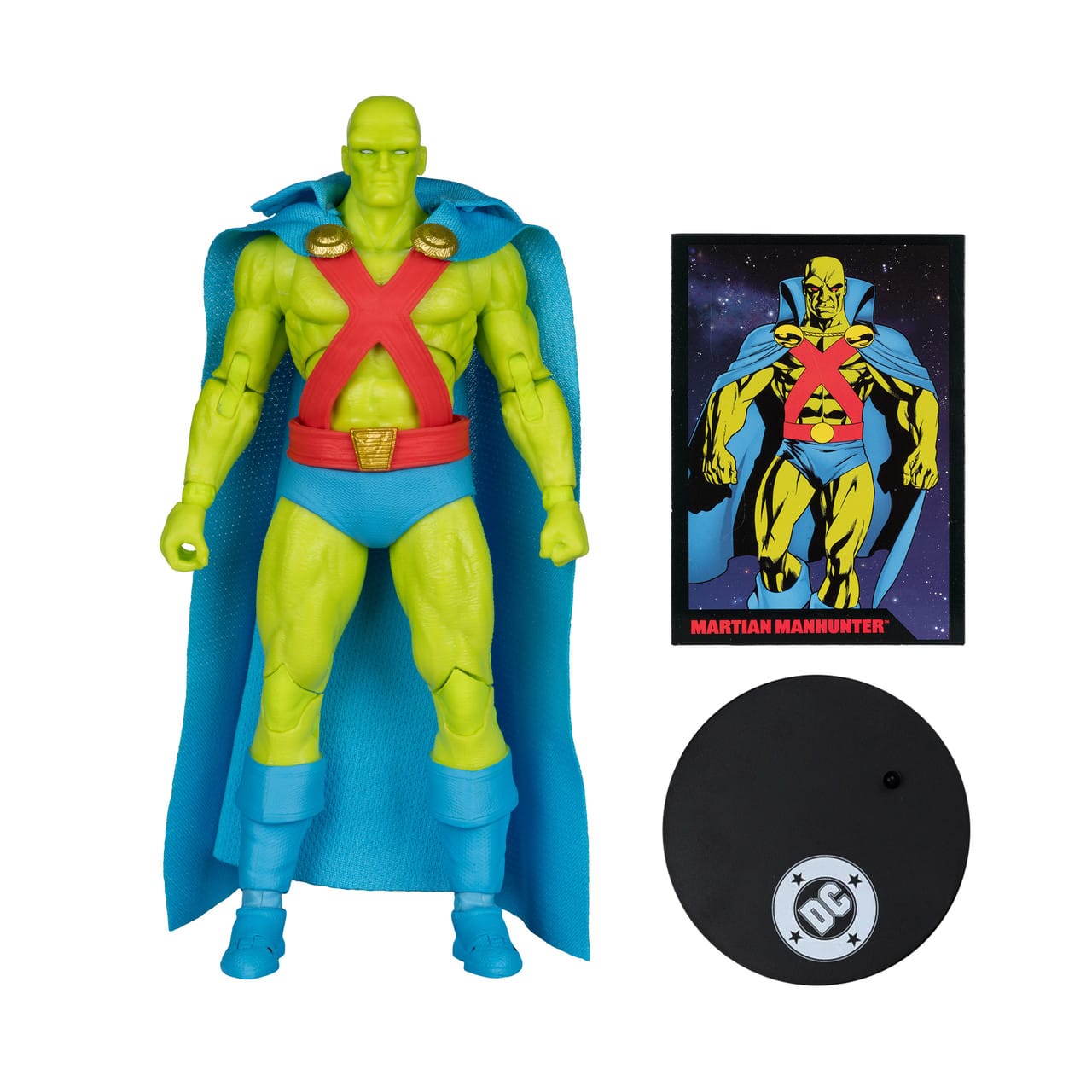 McFarlane Toys DC Page Punchers Martian Manhunter 7-inch Action Figure with Comic Book