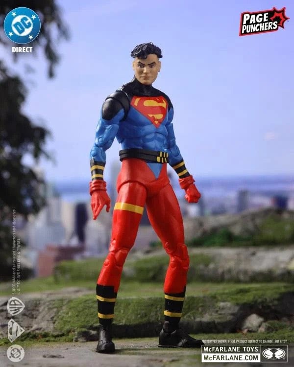 McFarlane Toys DC Page Punchers Superboy #1 Superboy 7-inch Action Figure with Comic Book