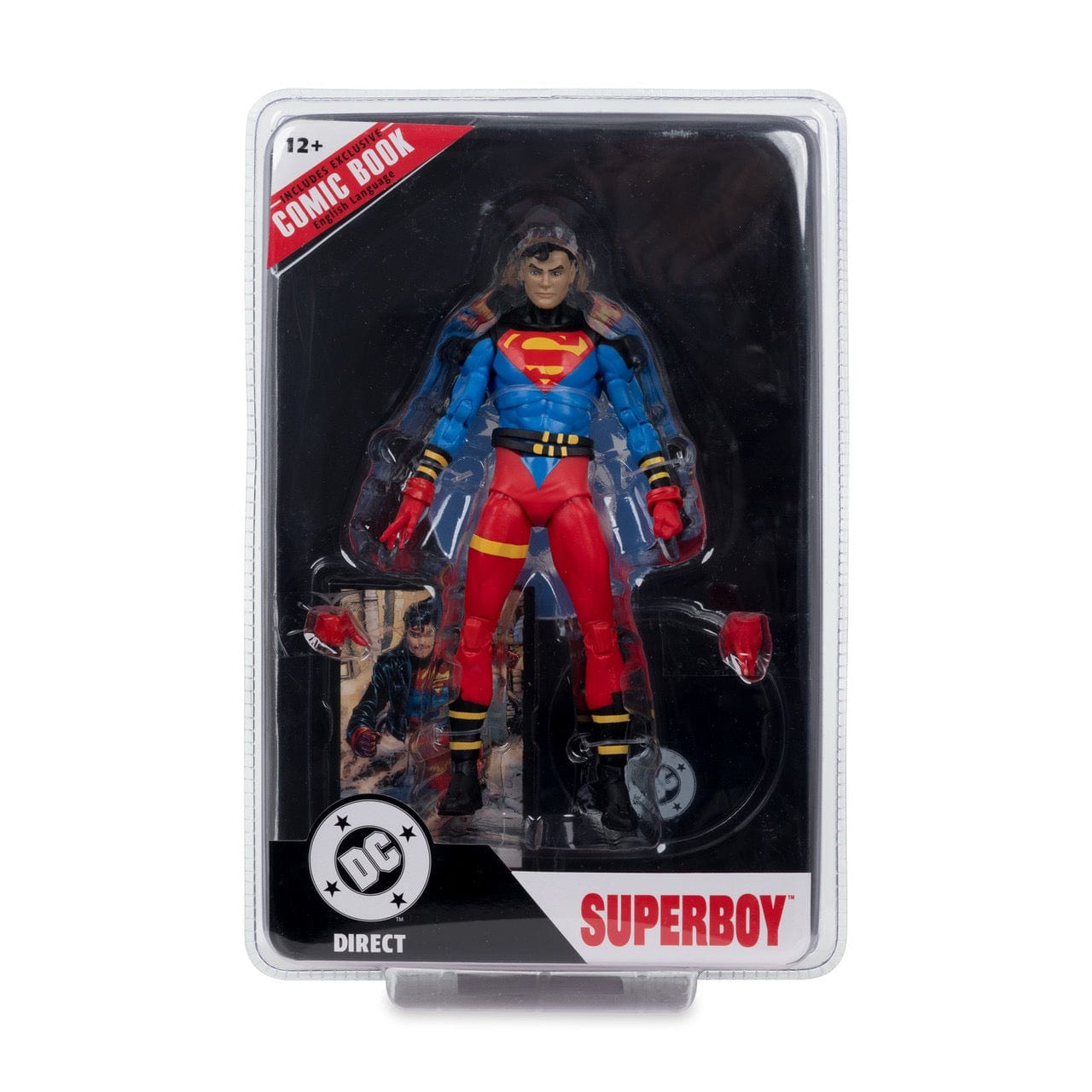 McFarlane Toys DC Page Punchers Superboy #1 Superboy 7-inch Action Figure with Comic Book