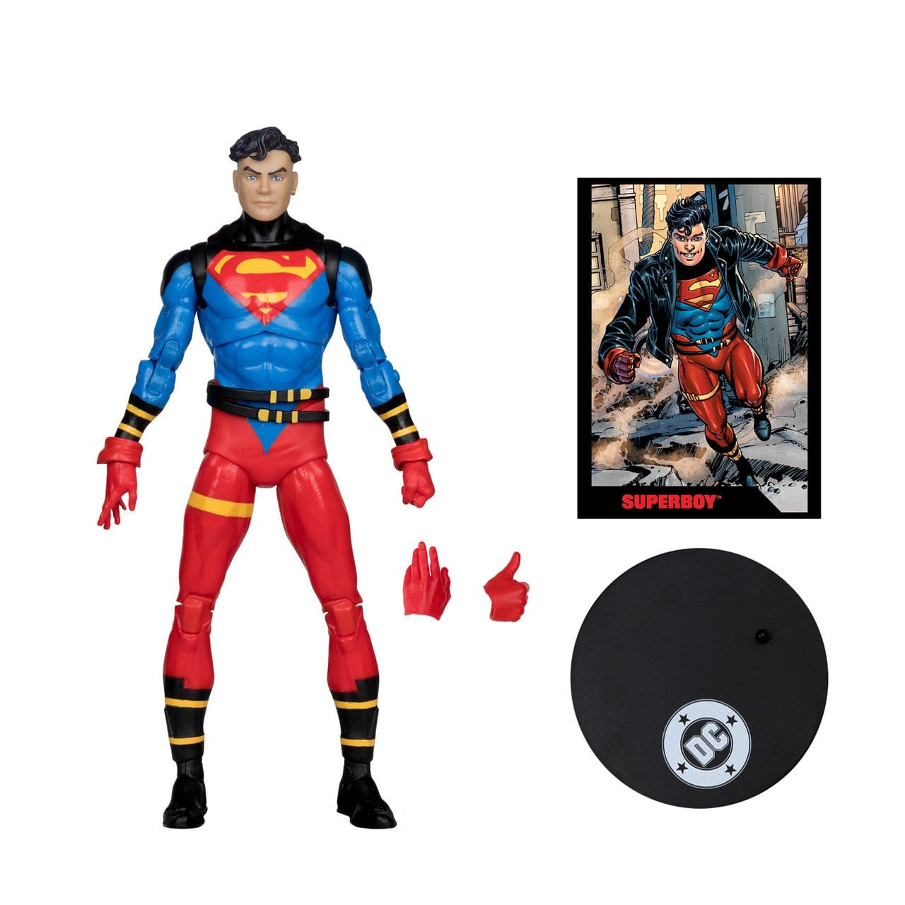 McFarlane Toys DC Page Punchers Superboy #1 Superboy 7-inch Action Figure with Comic Book