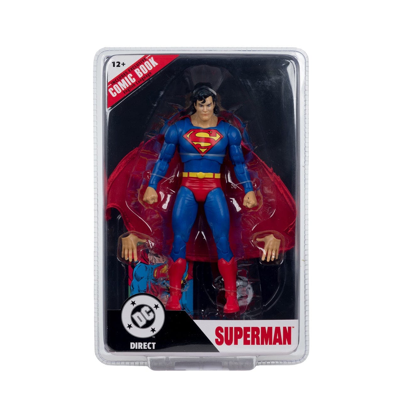 McFarlane Toys DC Page Punchers Zero Hour: Crisis in Time Superman 7-inch Action Figure with Comic Book