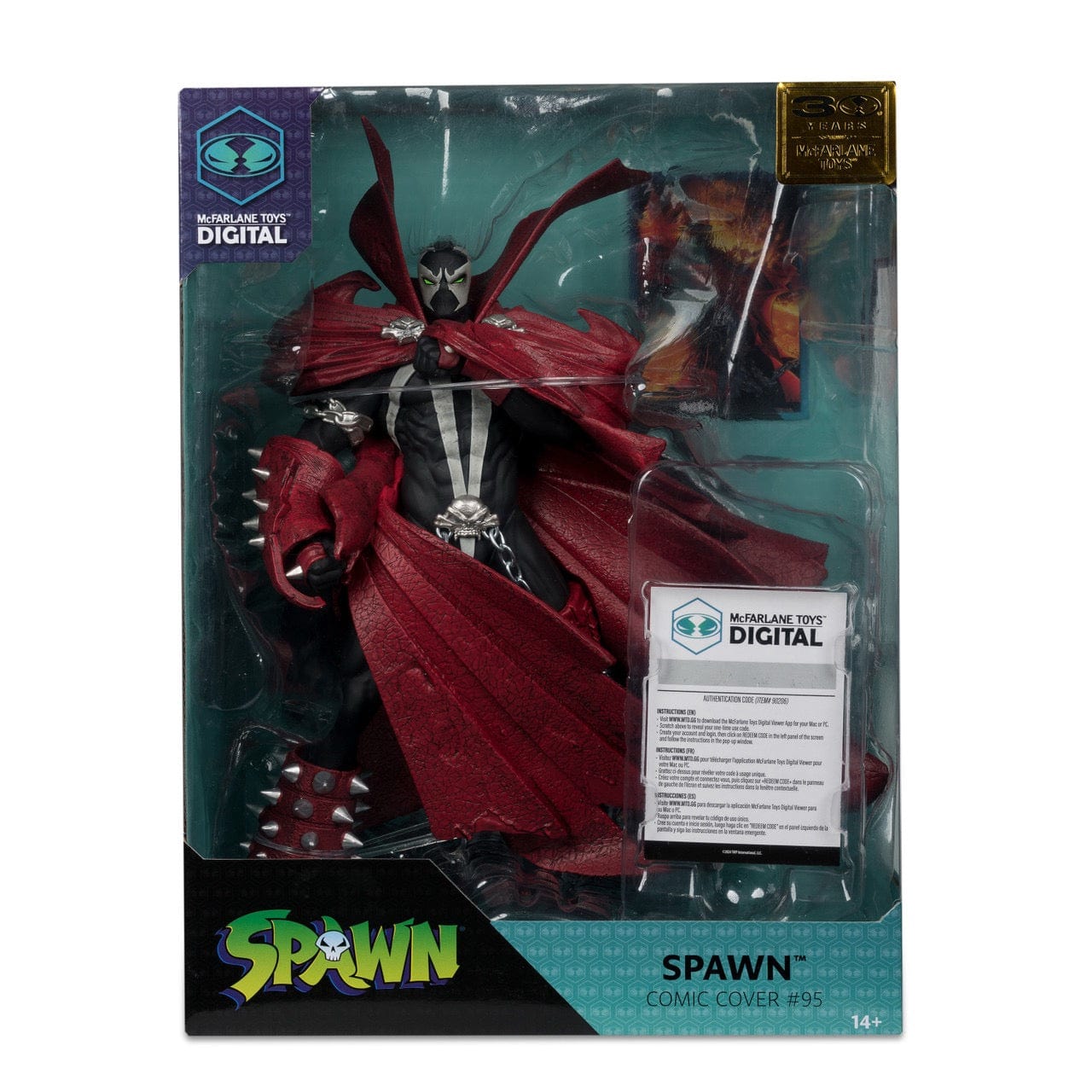 McFarlane Toys McFarlane Toys 30th Anniversary Spawn Comic Cover #95 1:7 Scale Posed Figure w/ Digital Collectible with Digital Collectible
