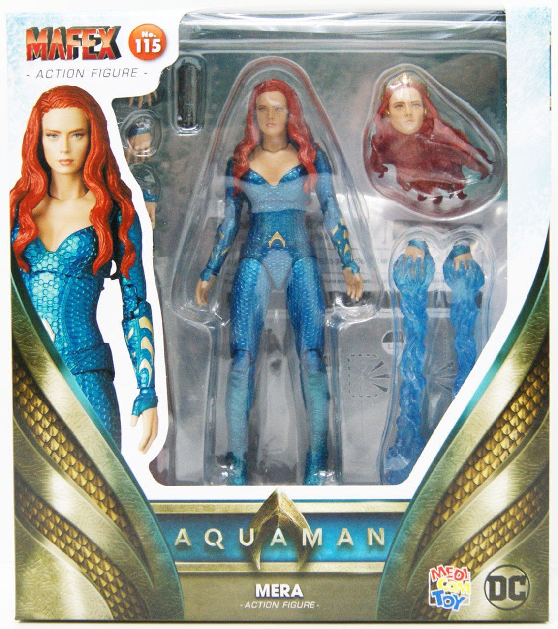 Medicom Toy MAFEX No. 115 Aquaman Movie Mera Action Figure