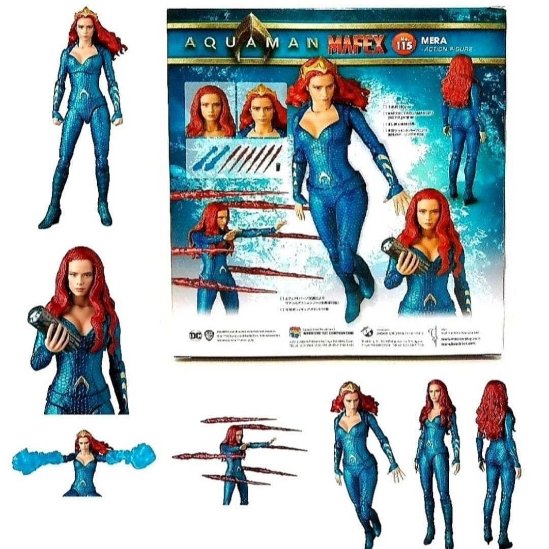 Medicom Toy MAFEX No. 115 Aquaman Movie Mera Action Figure