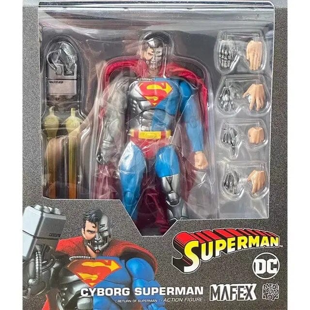 Medicom Toy MAFEX No. 164 The Return of Superman Cyborg Superman Action Figure
